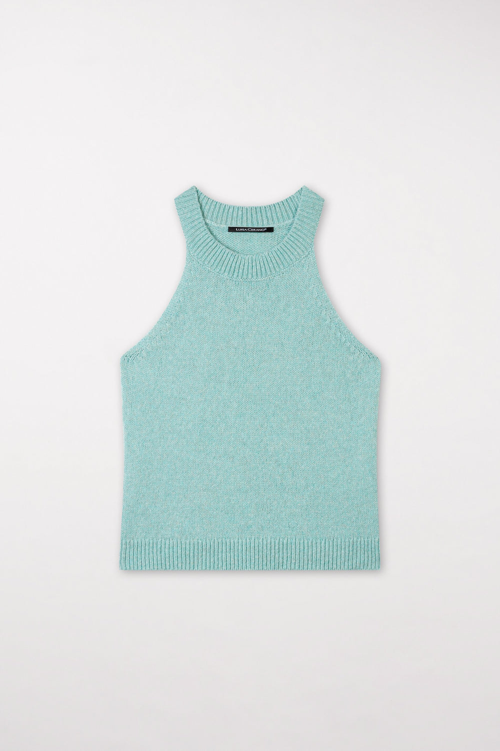Halterneck-Top - mineral aqua - Standard