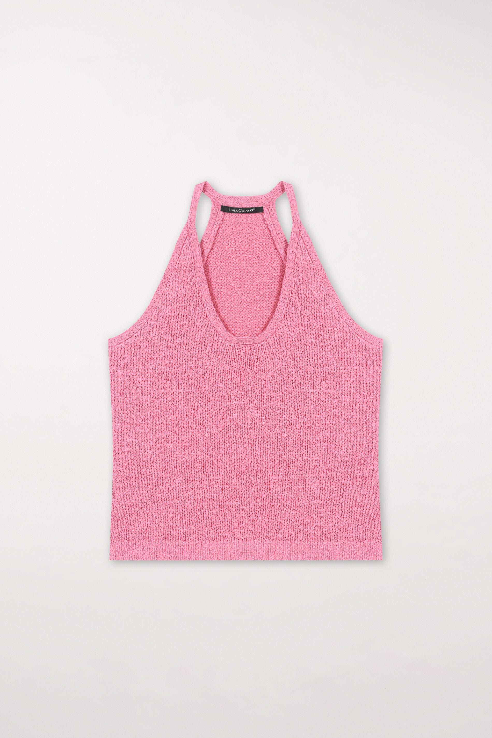 Tanktop aus Tape-Garn - candy pink - Standard | Artikel Front