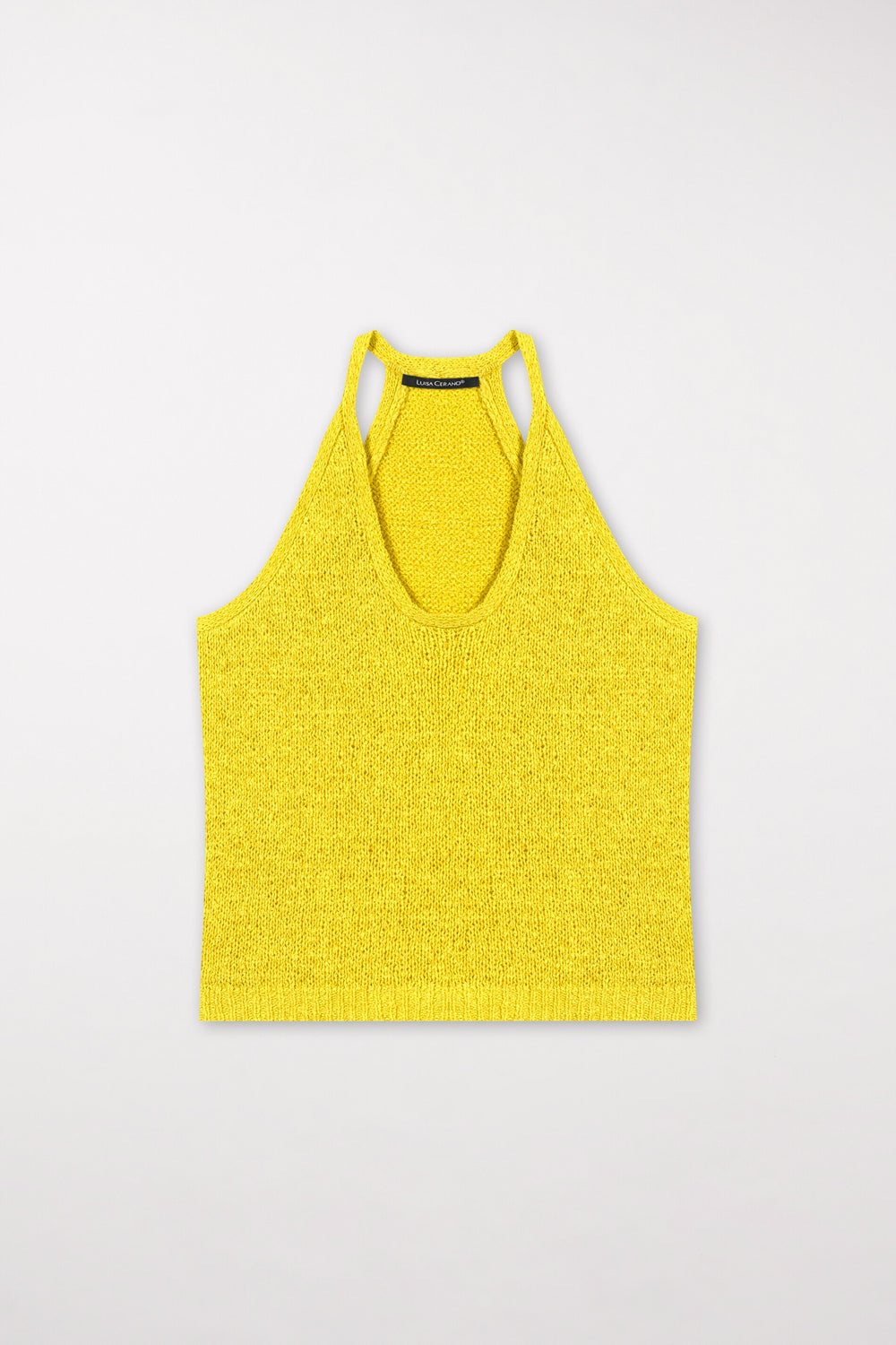 Tanktop aus Tape-Garn - lemon - Standard