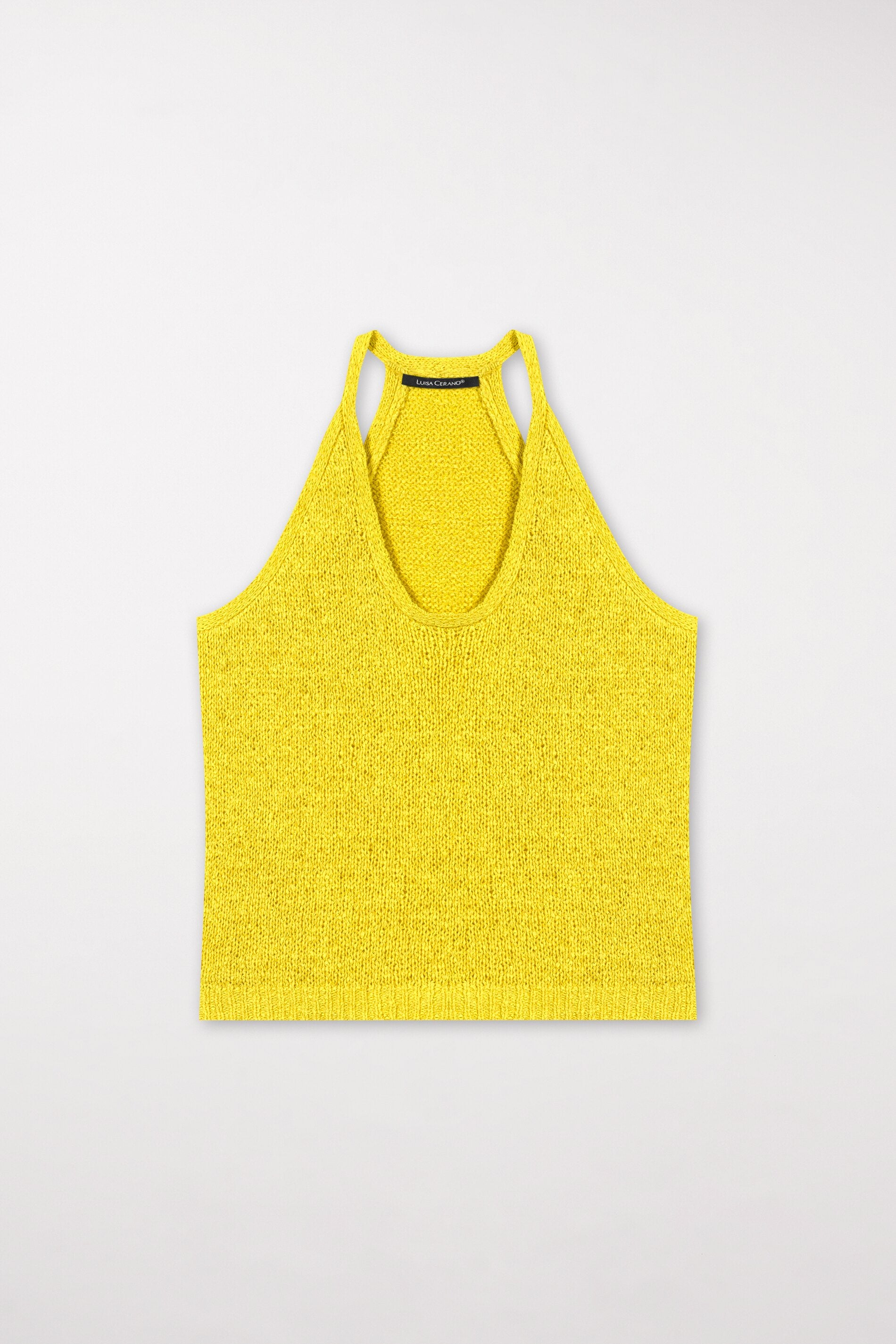 Tanktop aus Tape-Garn - lemon - Standard | Artikel Front