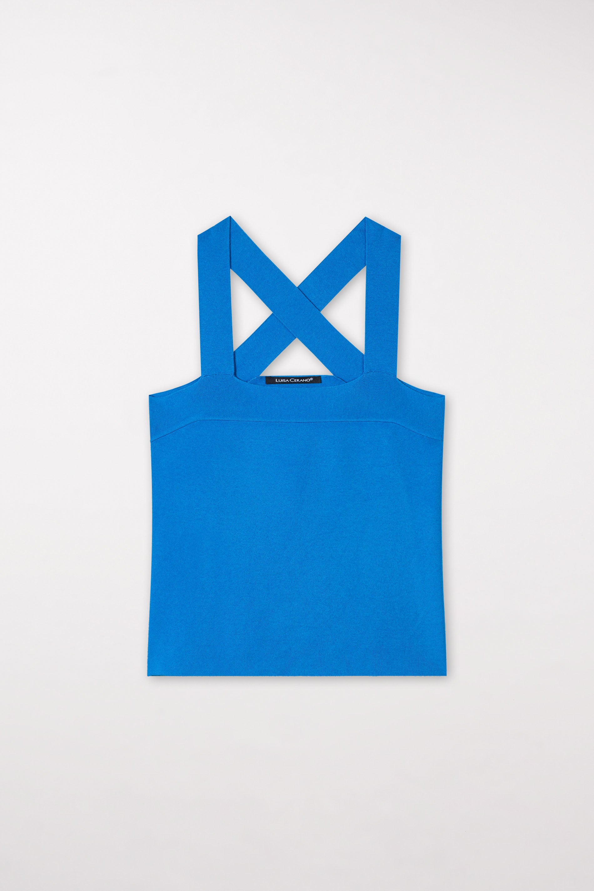 Crossover-Stricktop - azur - Standard | Artikel Front