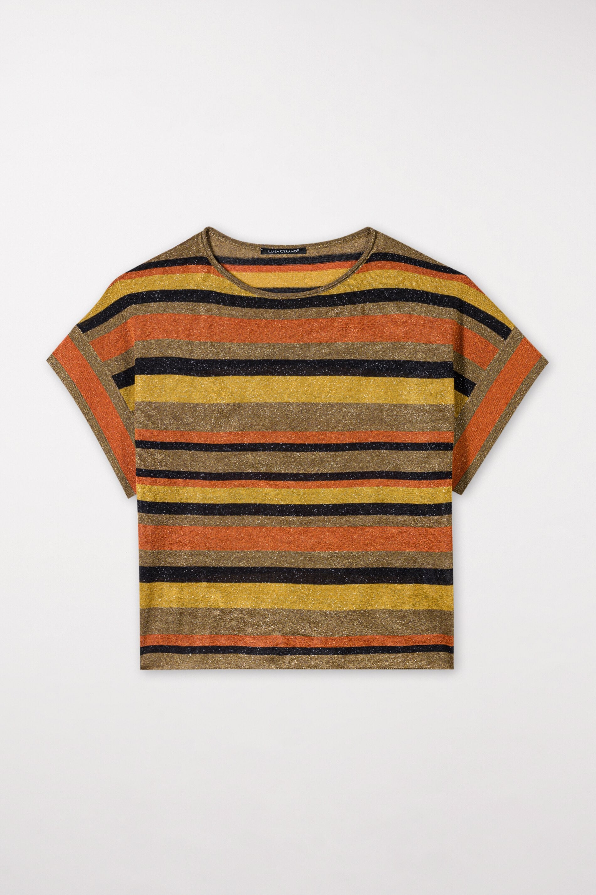 Strickshirt mit Glanzeffekt - multi - Standard | Artikel Front