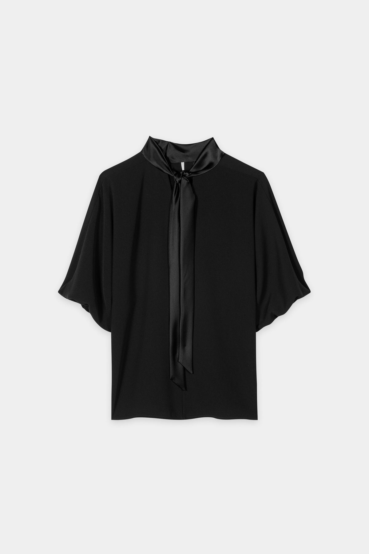 Bluse mit Ballon-Ärmel - deep black - Standard | Artikel Rück
