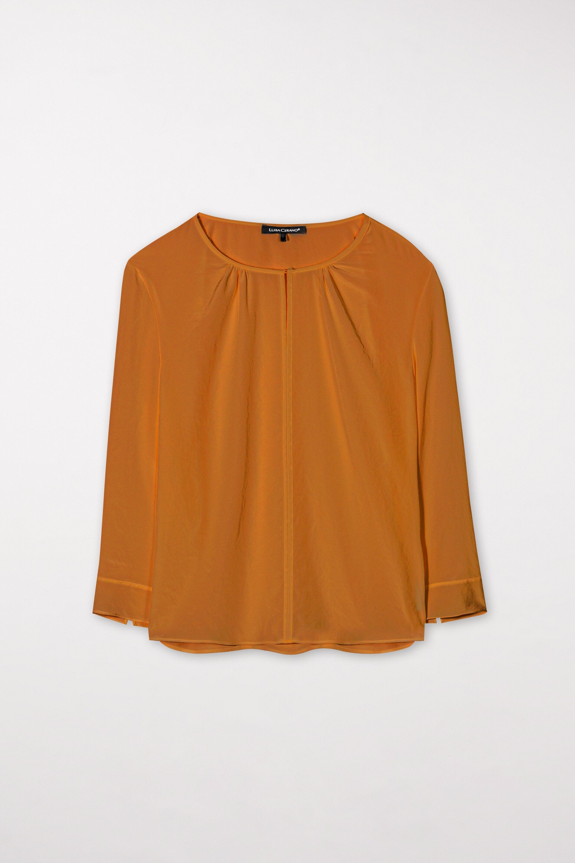Fließendes Blusenshirt - kurkuma - Standard | Artikel Front