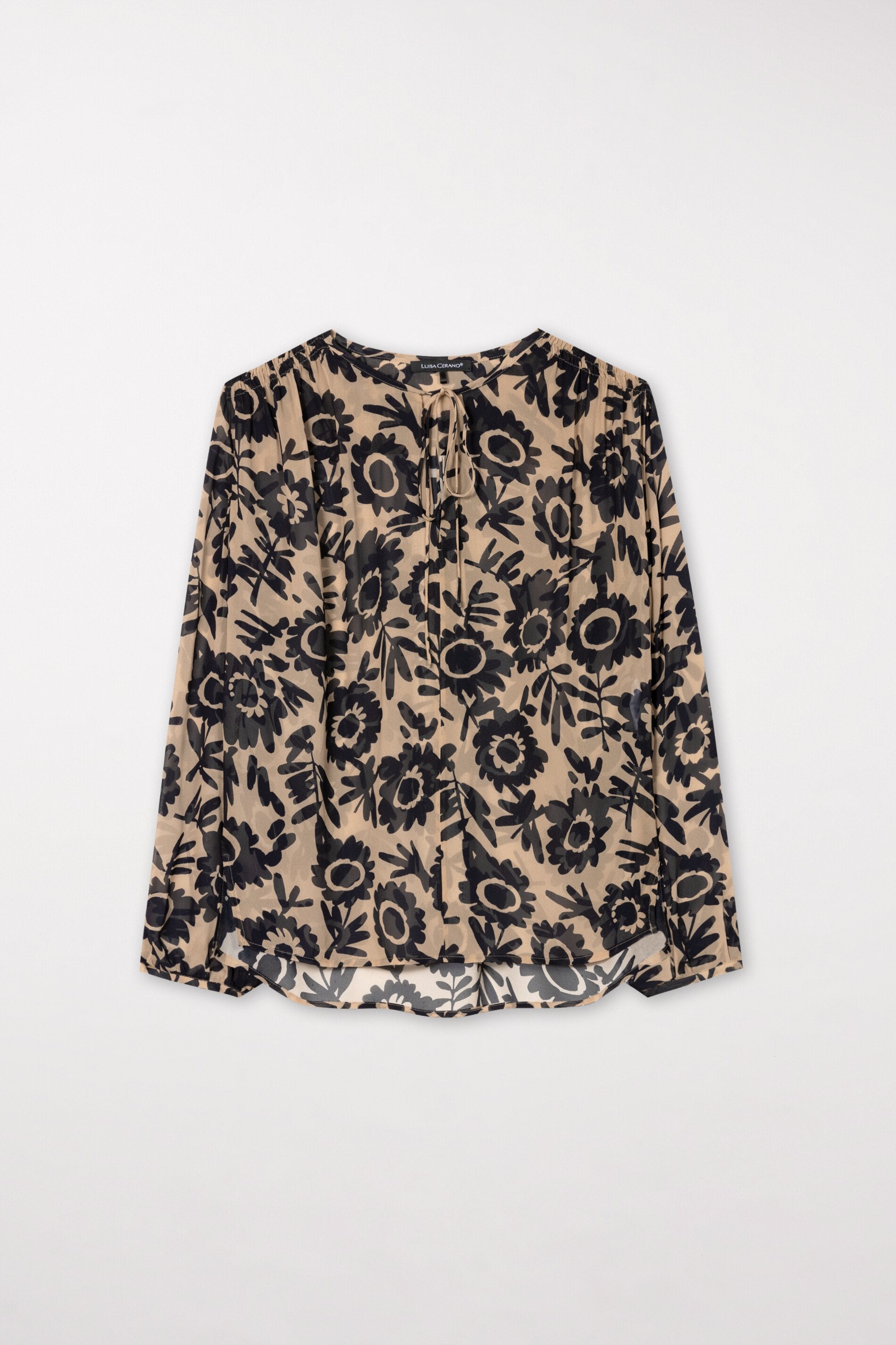 Tunikabluse mit Flower-Print - multi - Standard | Artikel Front