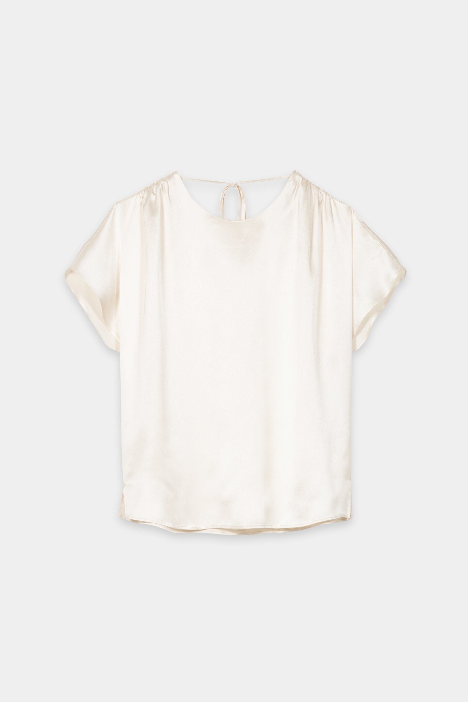 Blusenshirt aus Seide - cream - Standard | Artikel Front