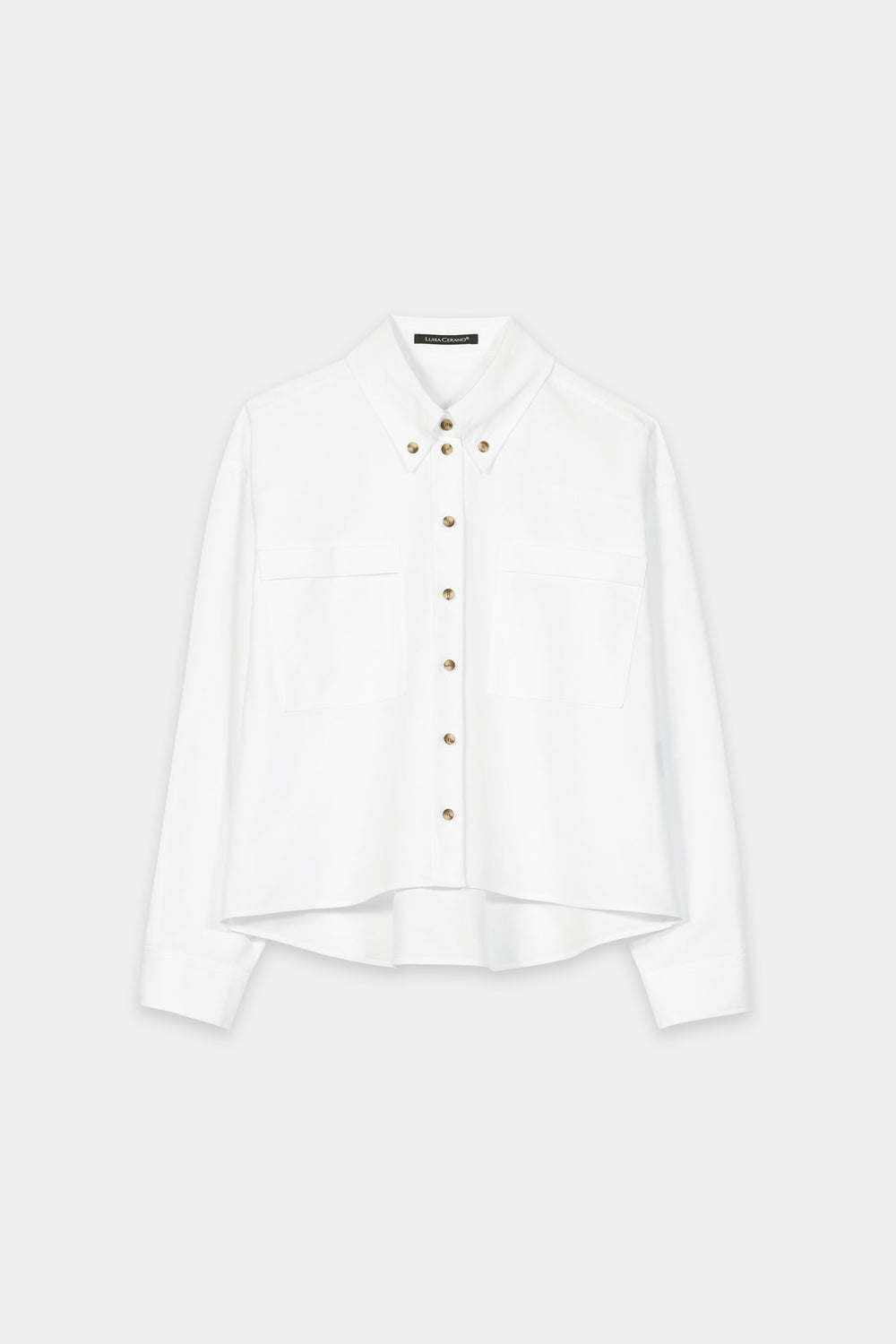 Baumwoll-Hemdbluse - white - Standard