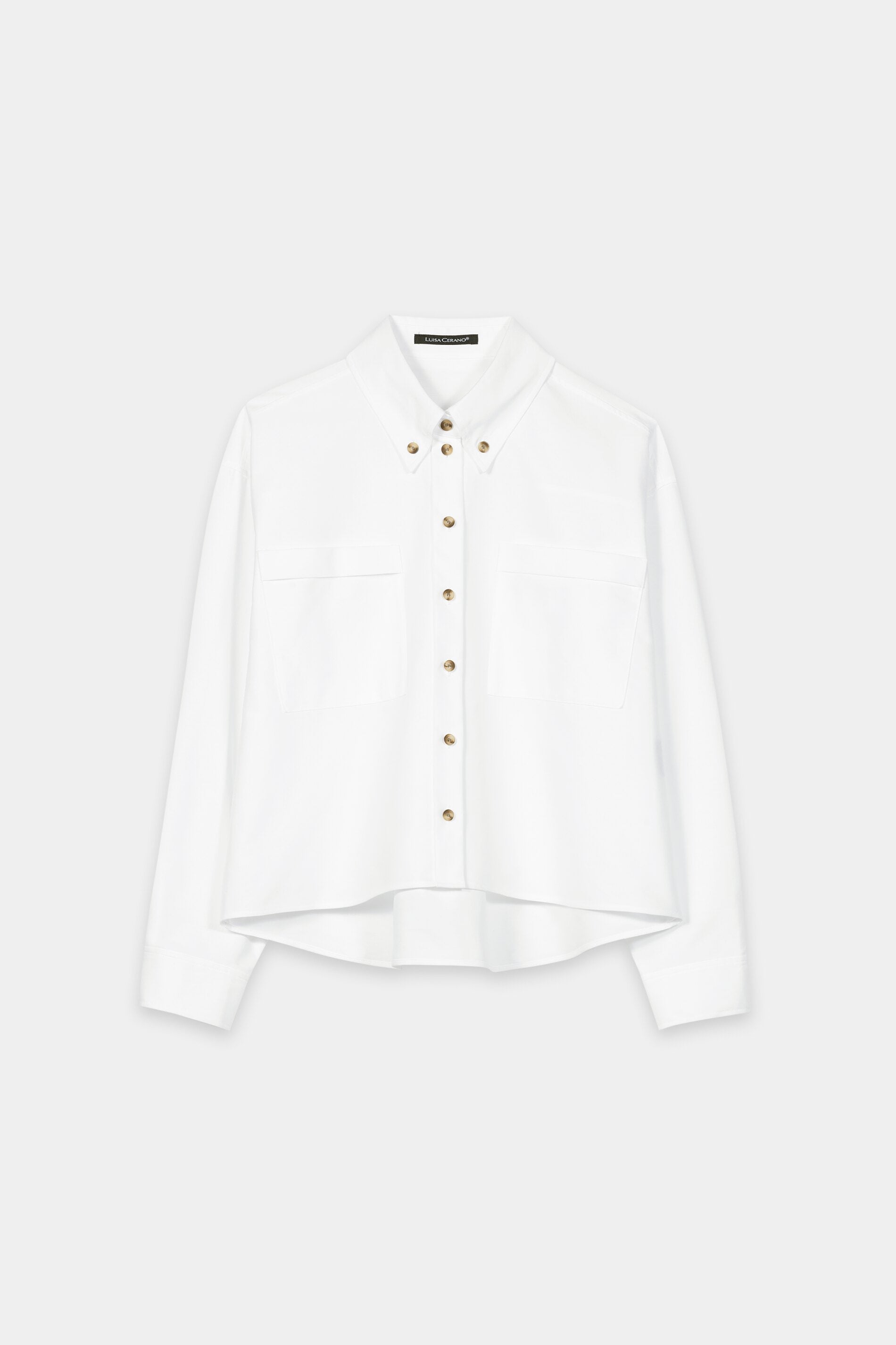 Baumwoll-Hemdbluse - white - Standard | Artikel Front