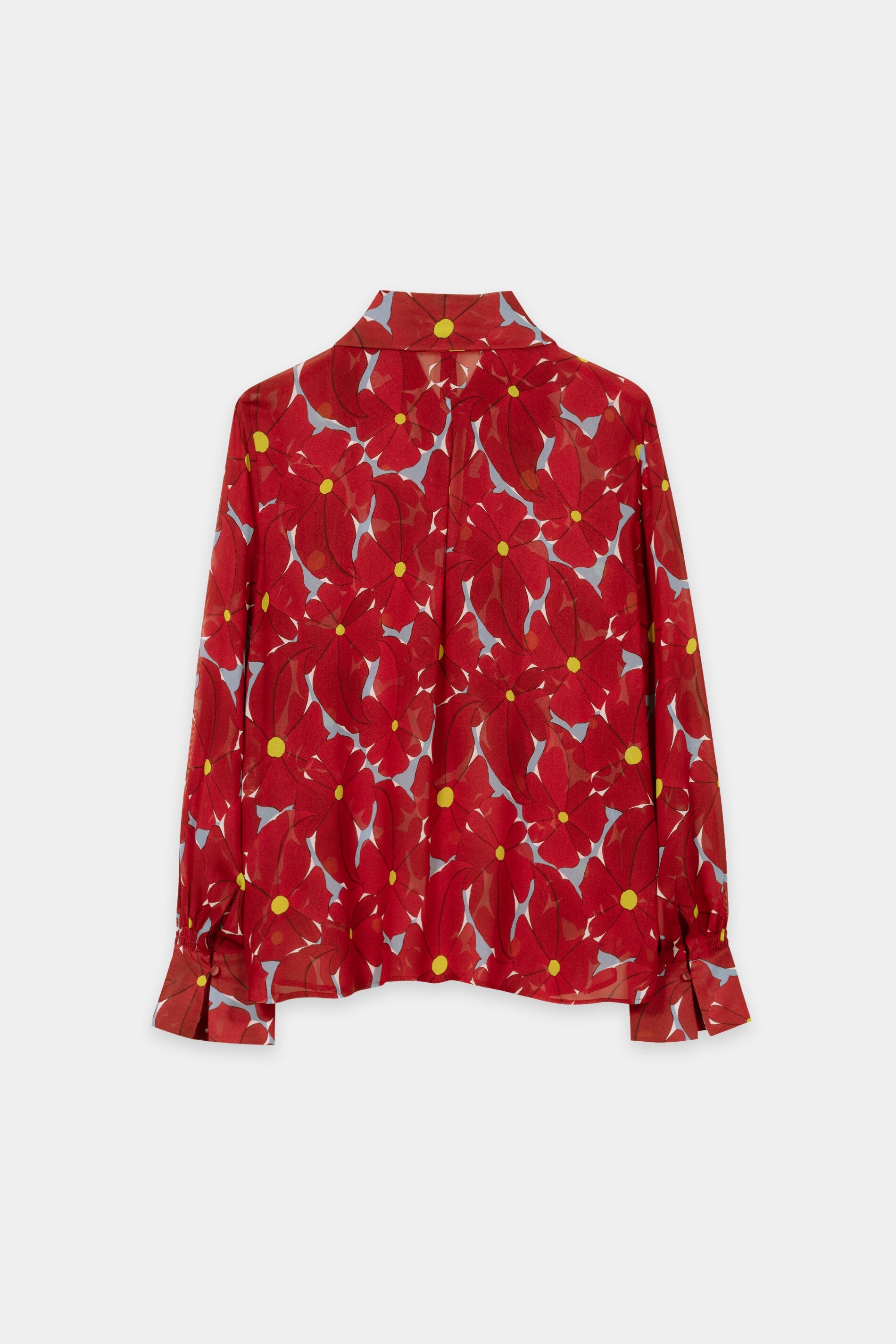 Blouse with flower print - multi - Standard