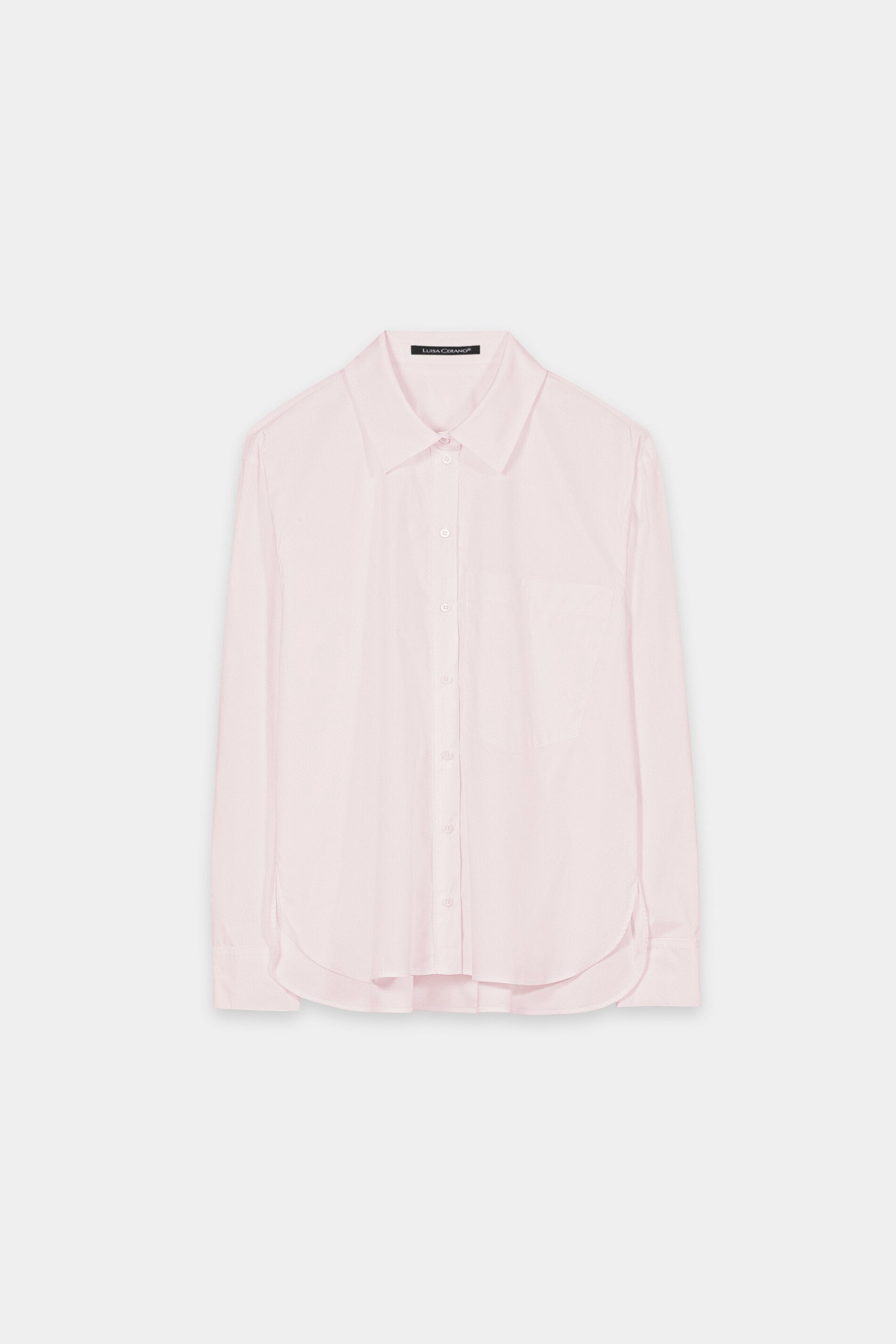 Hemdbluse mit Ajour-Stickerei - creamy blush - Standard | Artikel Front