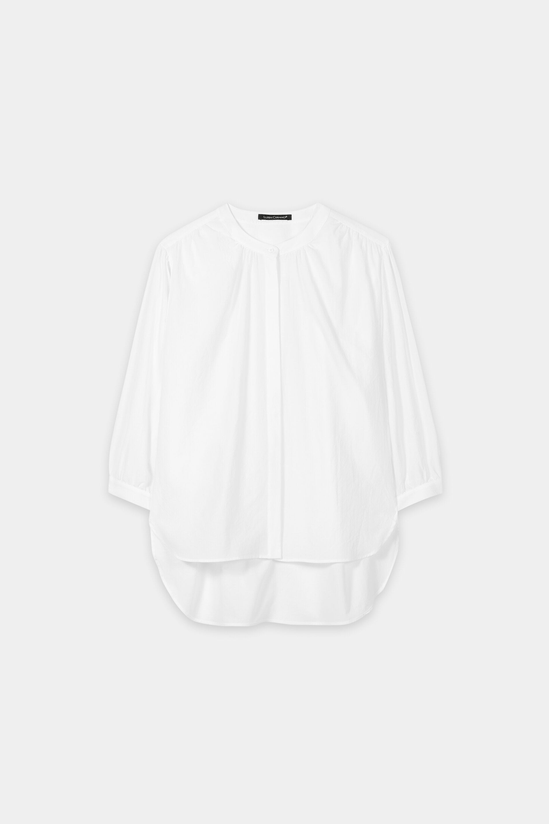 Cotton voile shirt - white - Standard