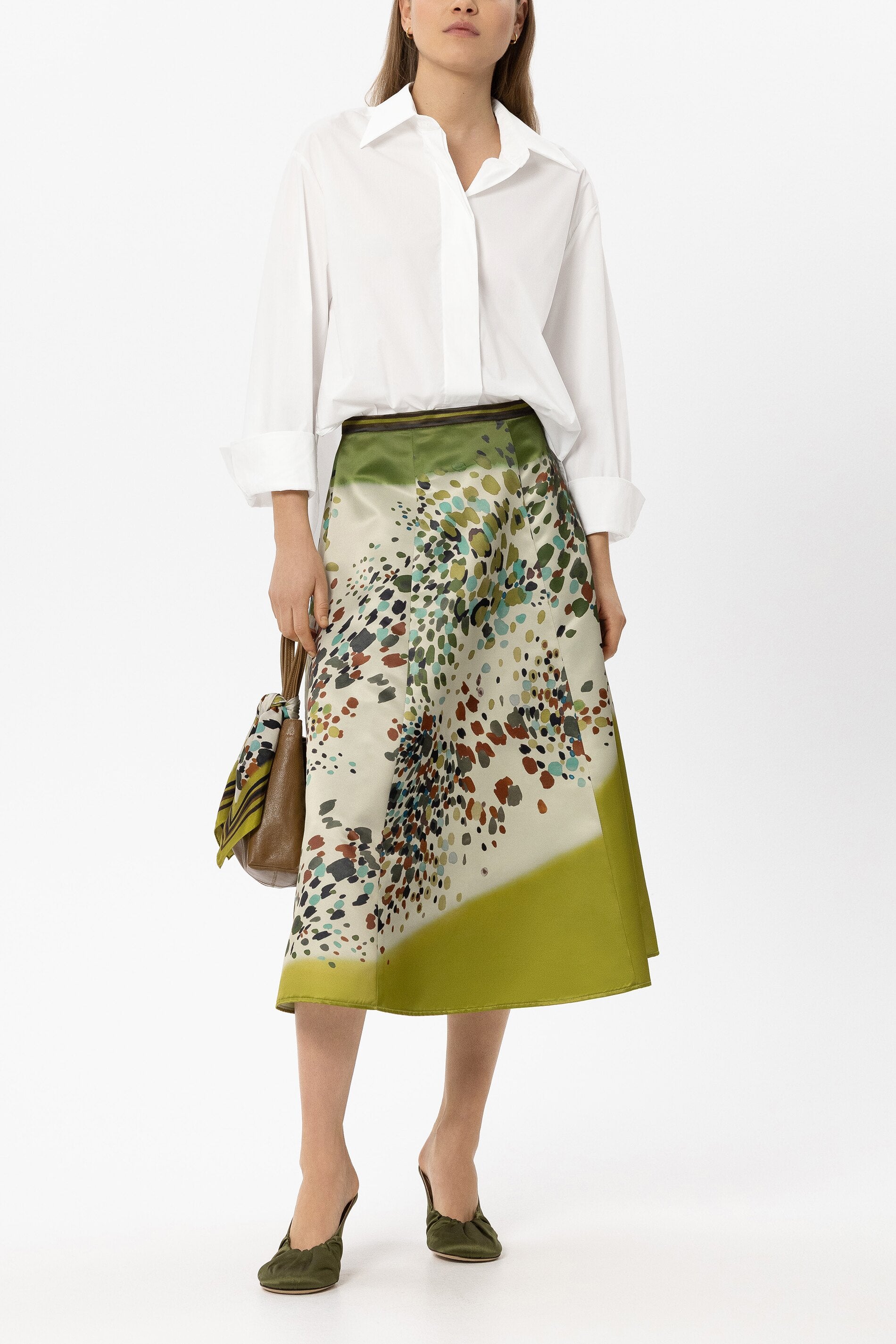 Hemd aus Baumwoll-Mix - white - Standard | Model Front