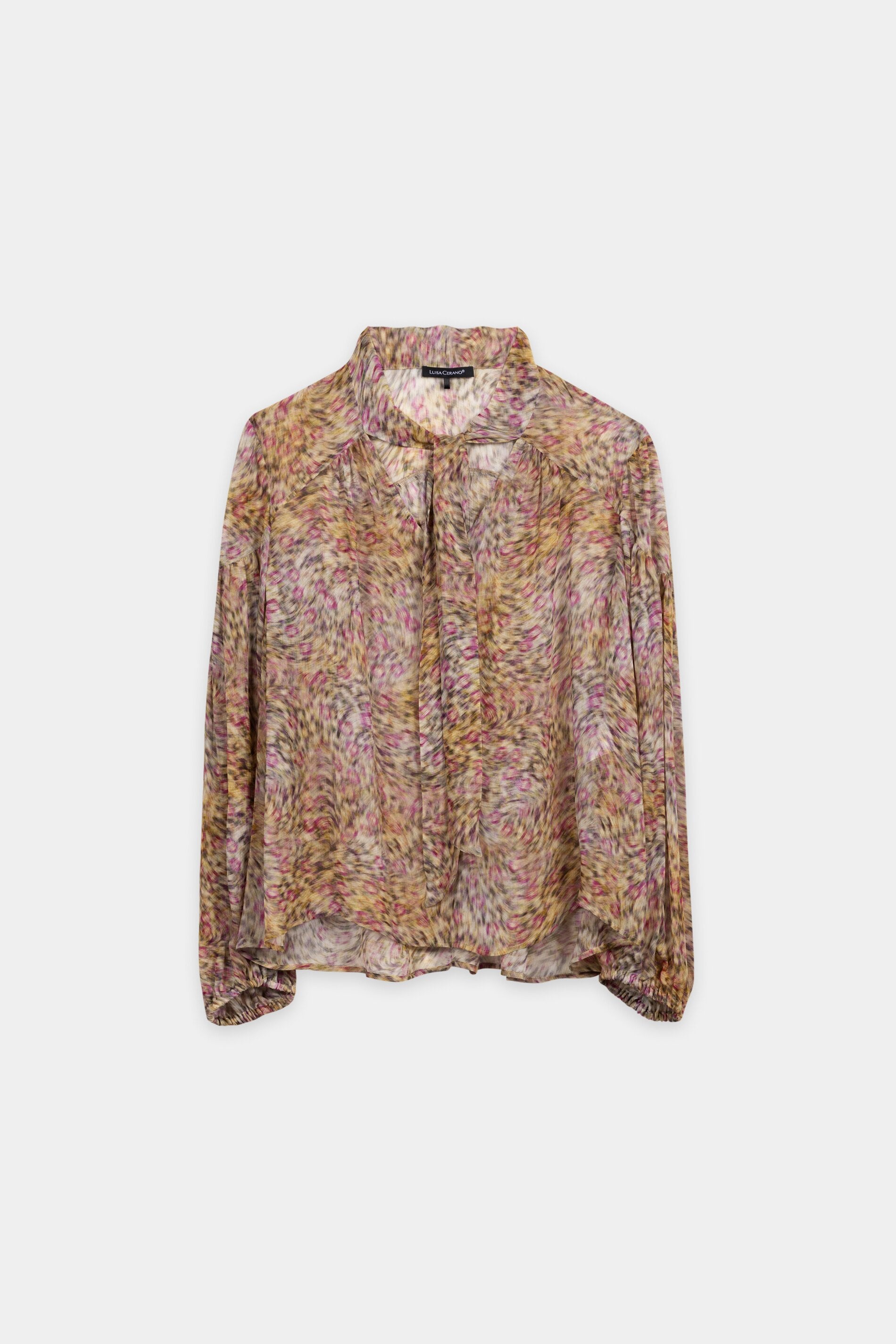 Bluse mit Animal-Print - multi - Standard | Artikel Front
