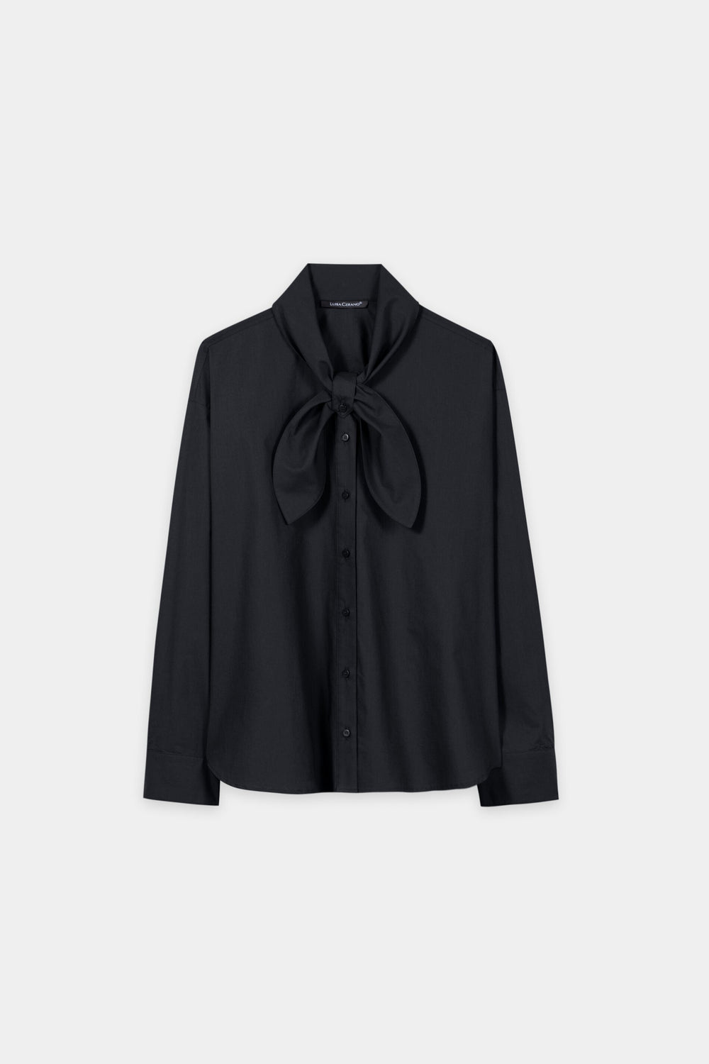 Hemd mit Schal-Schluppe - winter navy - Standard