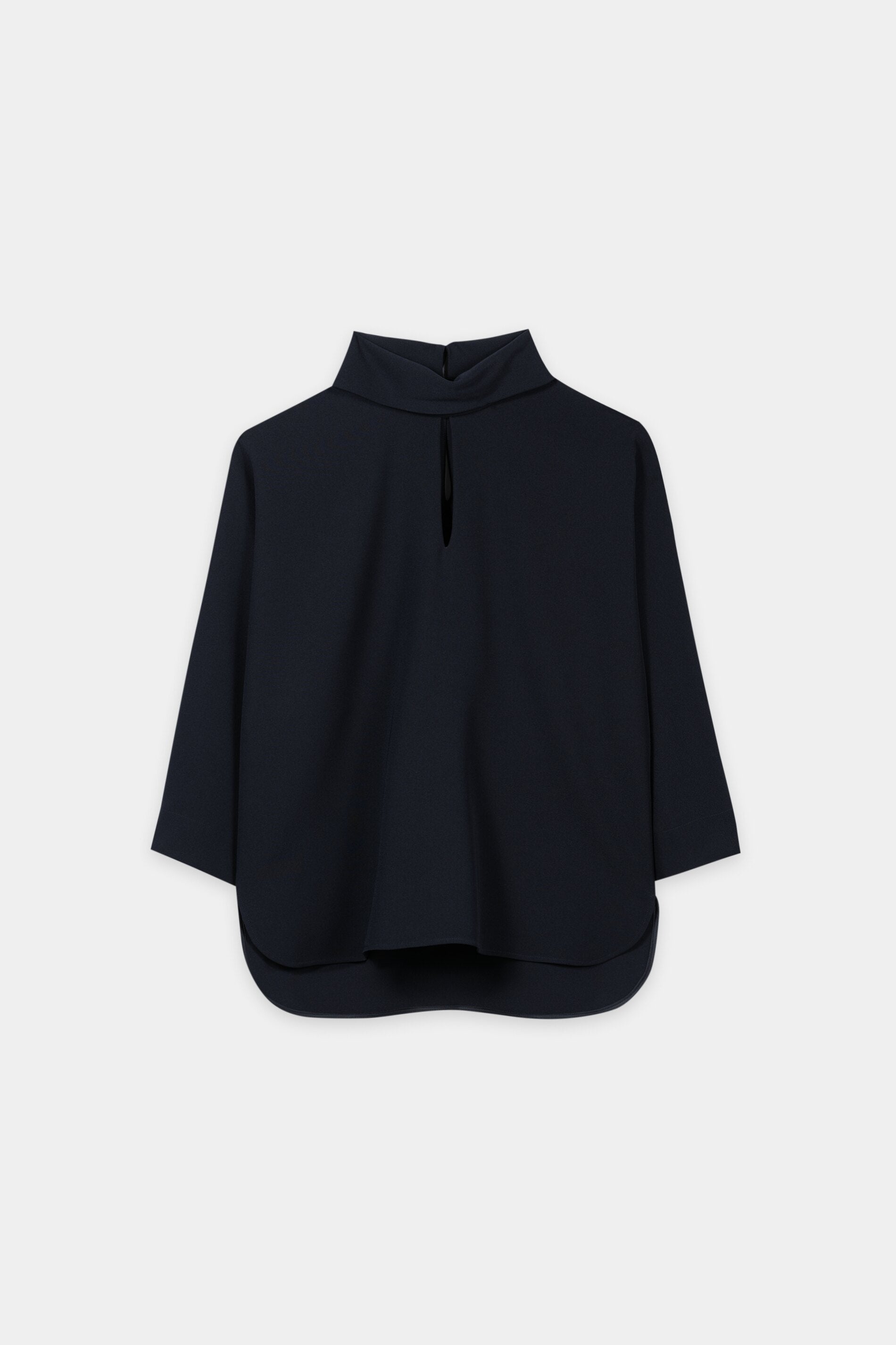 Kurzarm-Blusentop - winter navy - Standard | Artikel Front