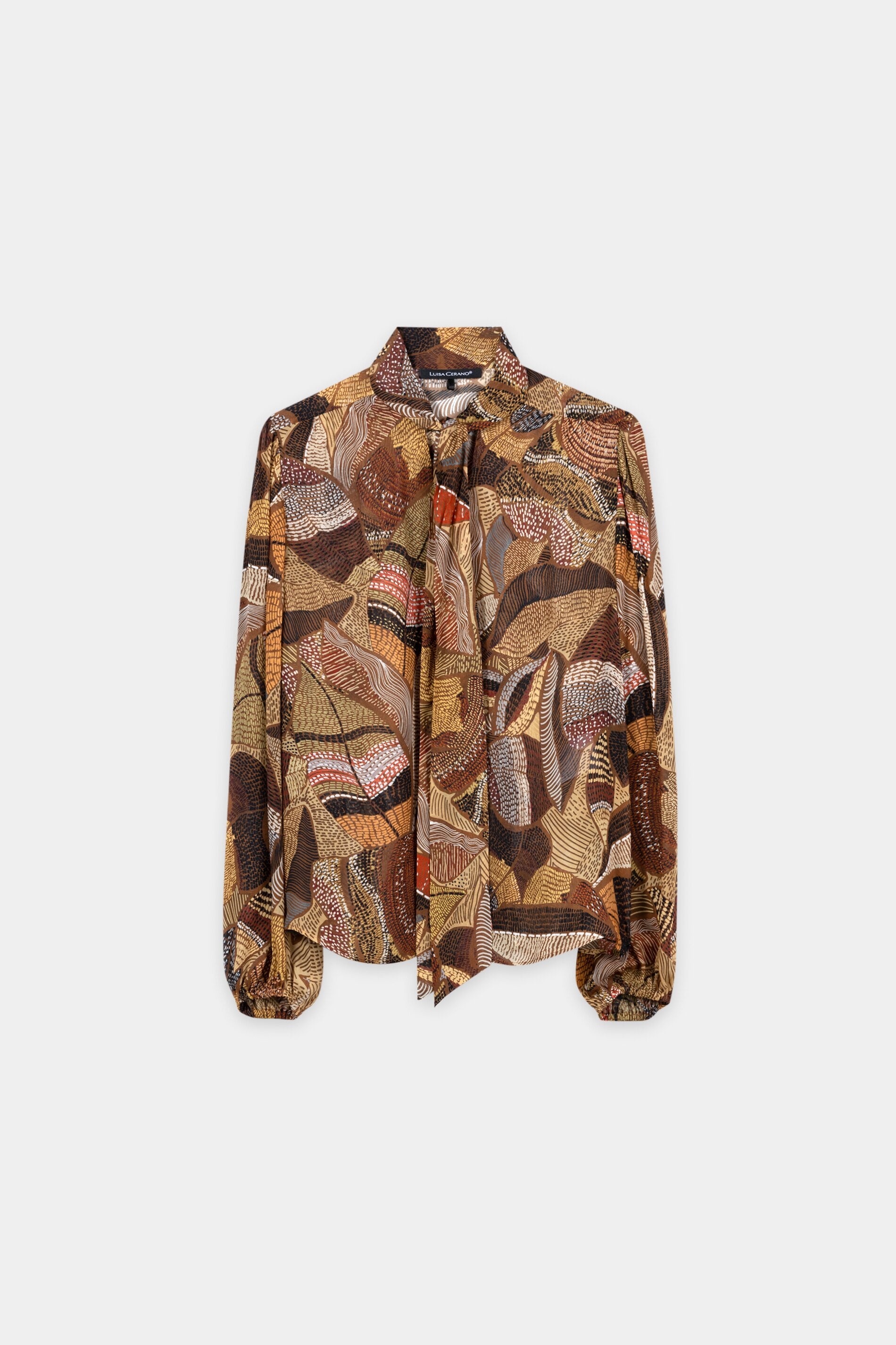 Bluse mit Ethnic-Print - multi - Standard | Artikel Front