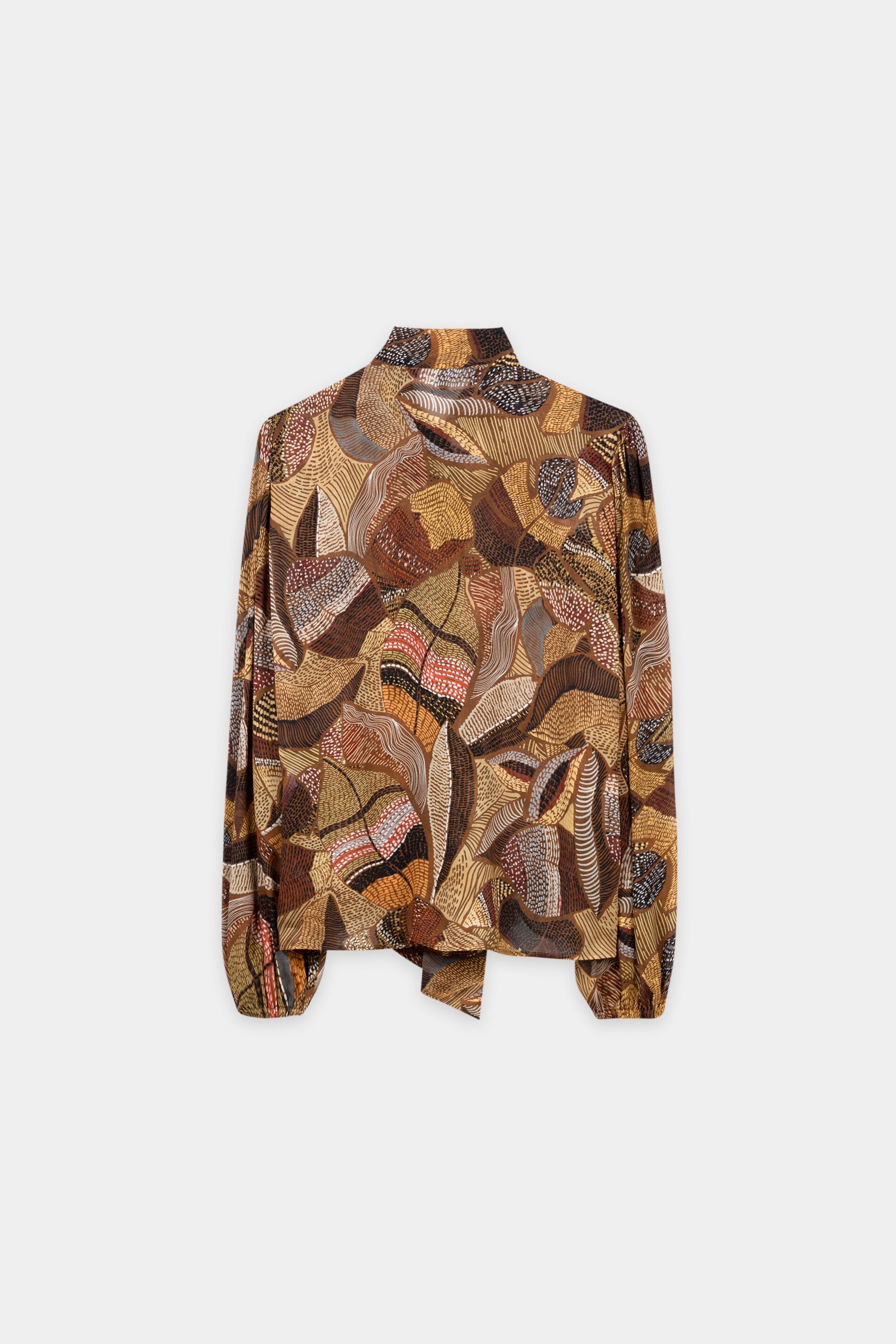 Bluse mit Ethnic-Print - multi - Standard | Artikel Rück