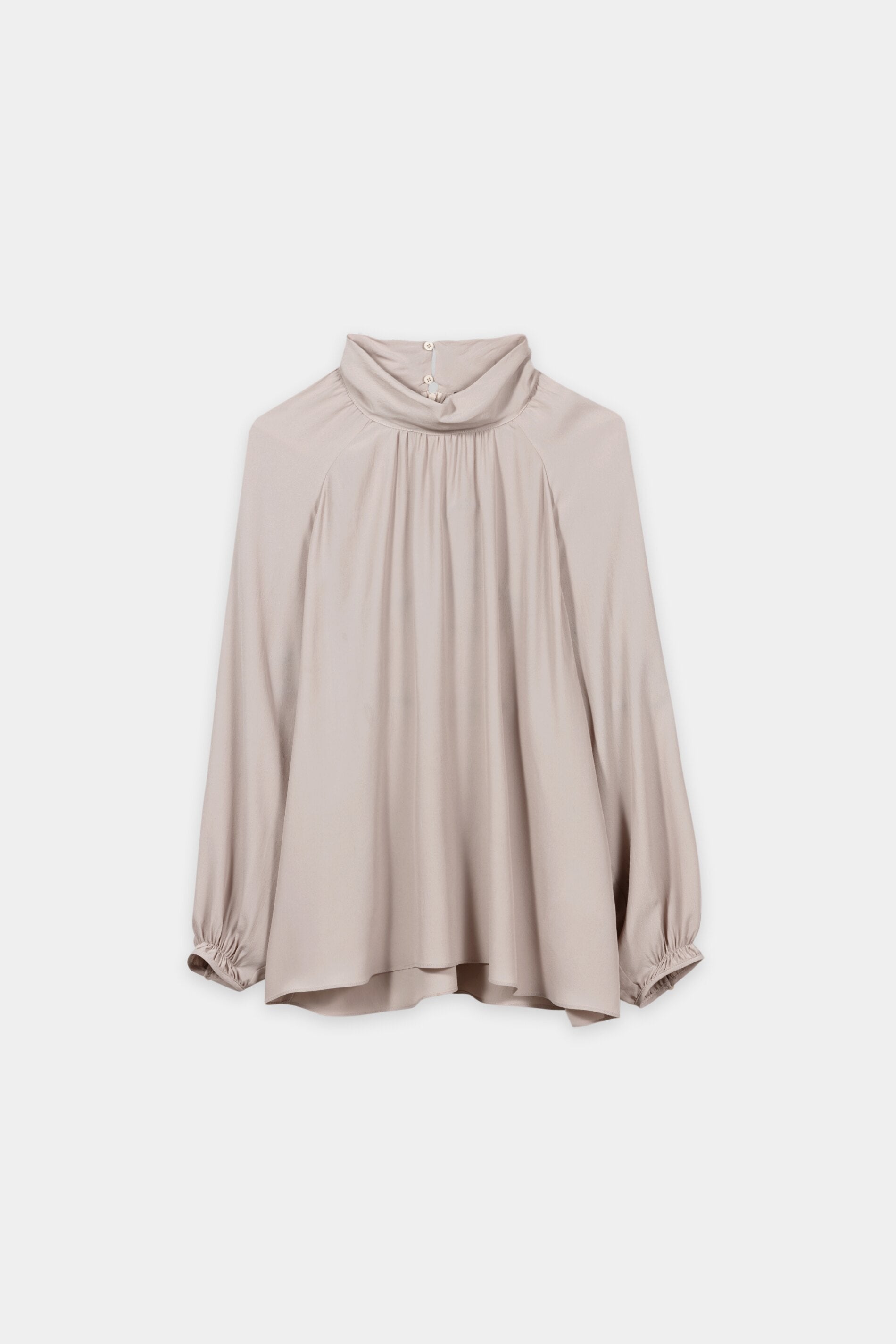 Bluse aus Seiden-Mix - pearl - Standard | Artikel Front