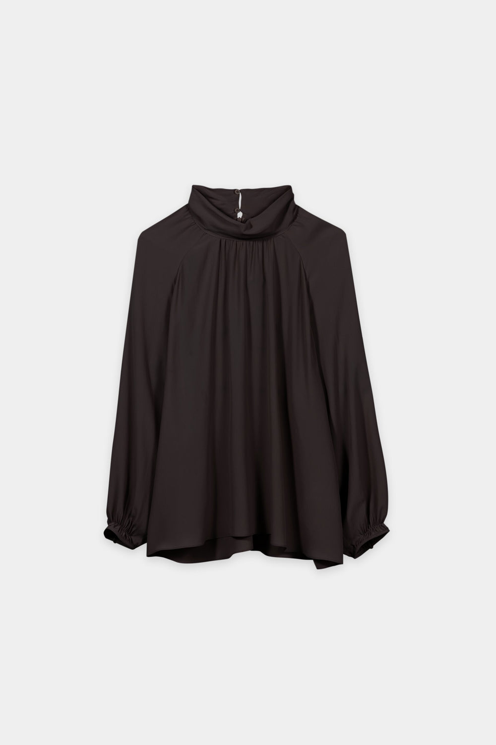 Bluse aus Seiden-Mix - truffle - Standard