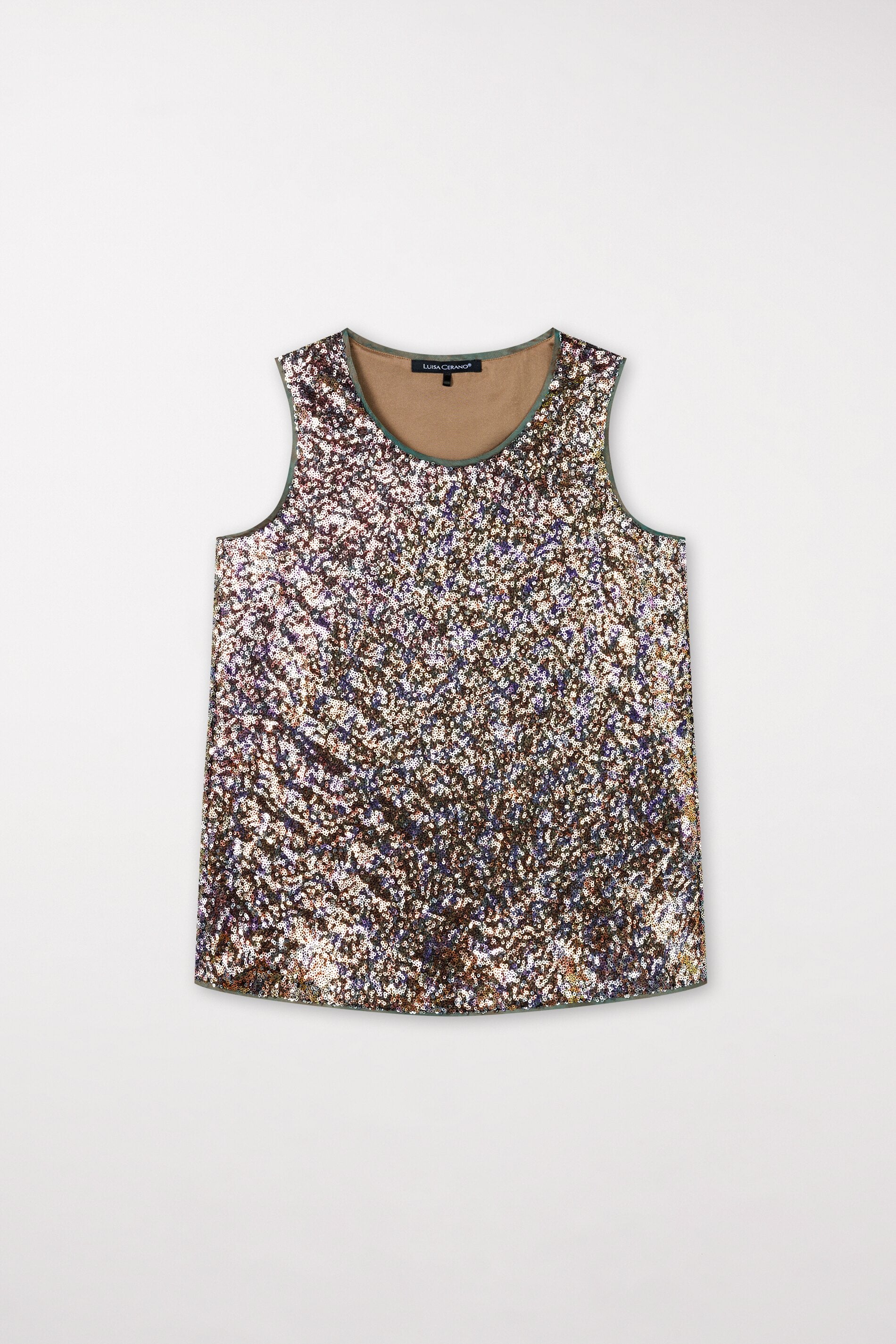Pailletten-Top - the rainbow sequins - Standard | Artikel Front