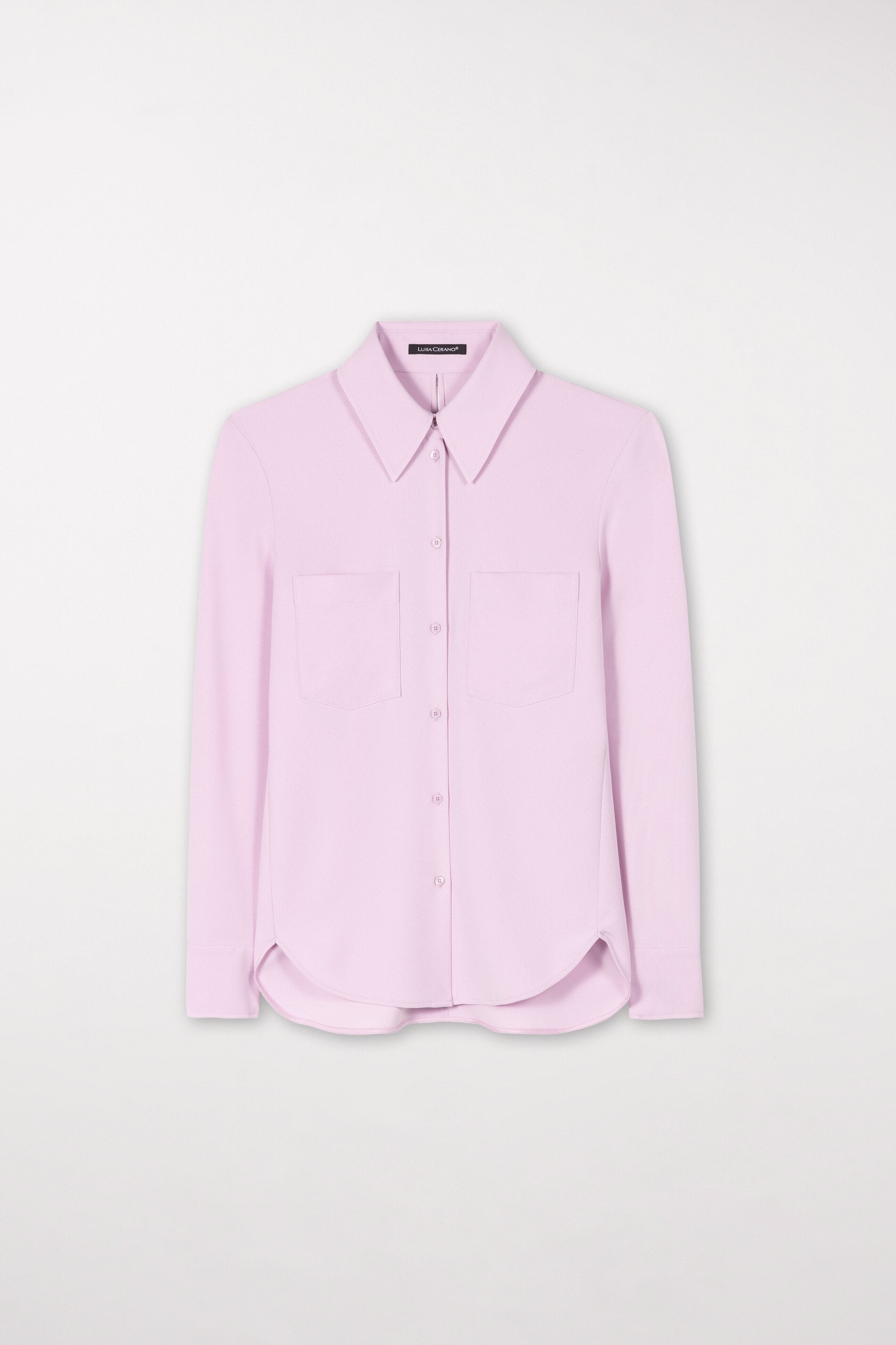 Hemdbluse mit Cut-out-Detail - faded lavender - Standard | Artikel Front