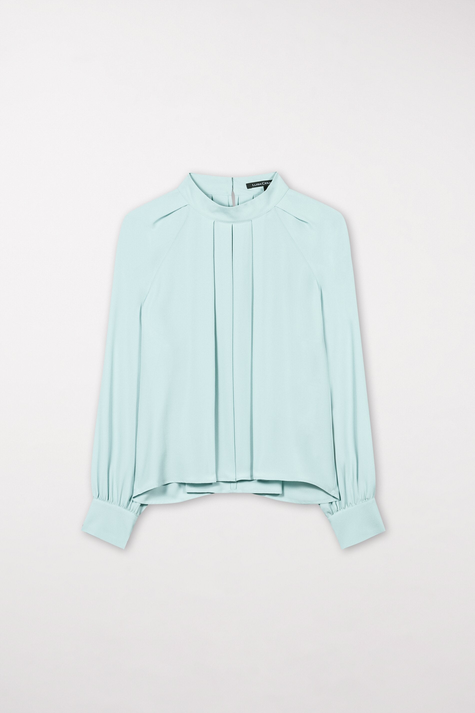 Tunikabluse aus Seiden-Mix - mineral aqua - Standard | Artikel Front