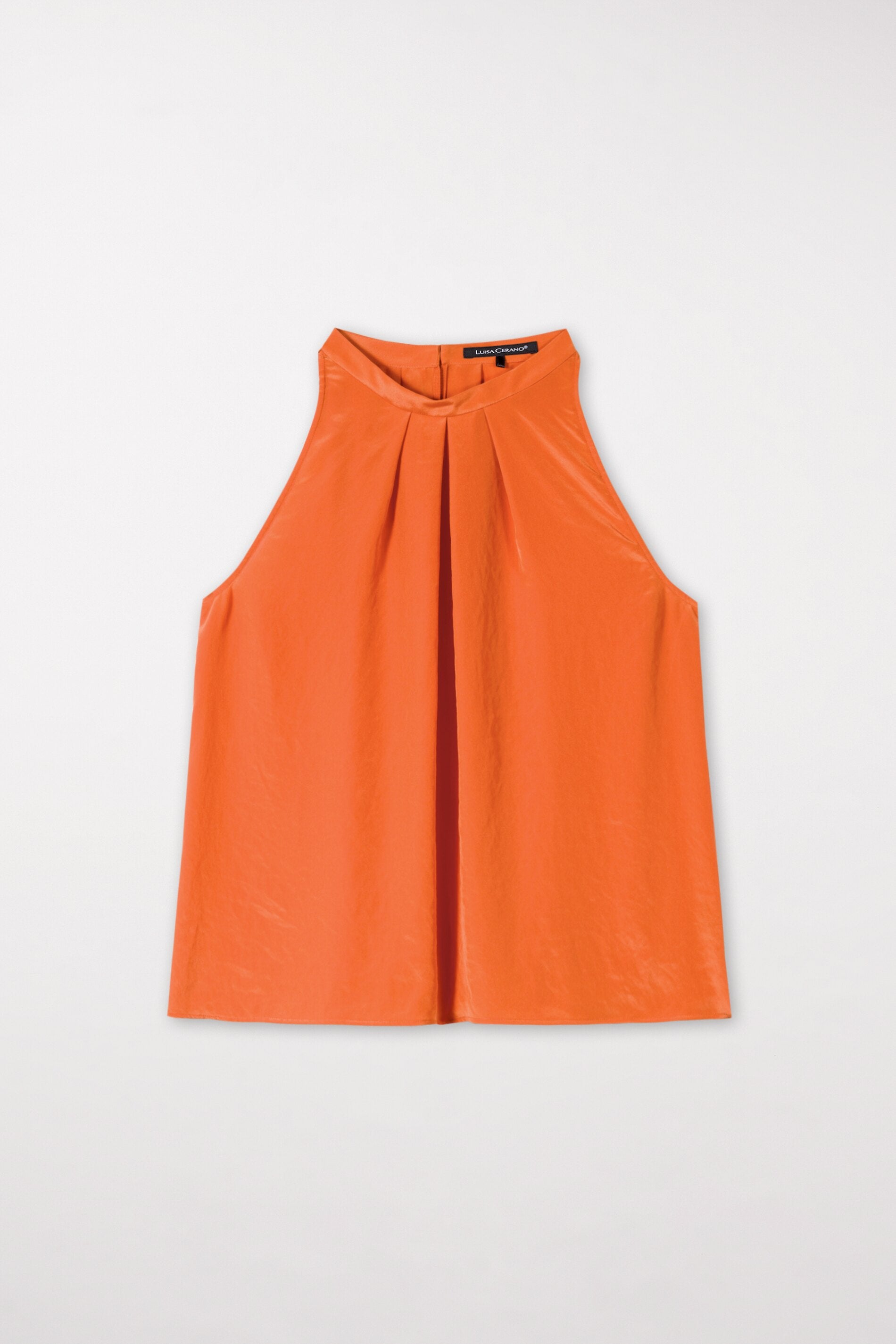 Neckholder-Top - burnt orange - Standard | Artikel Front