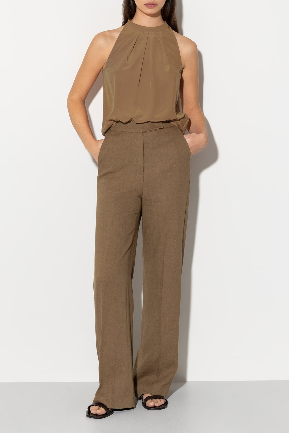 Neckholder-Top - tobacco - Standard