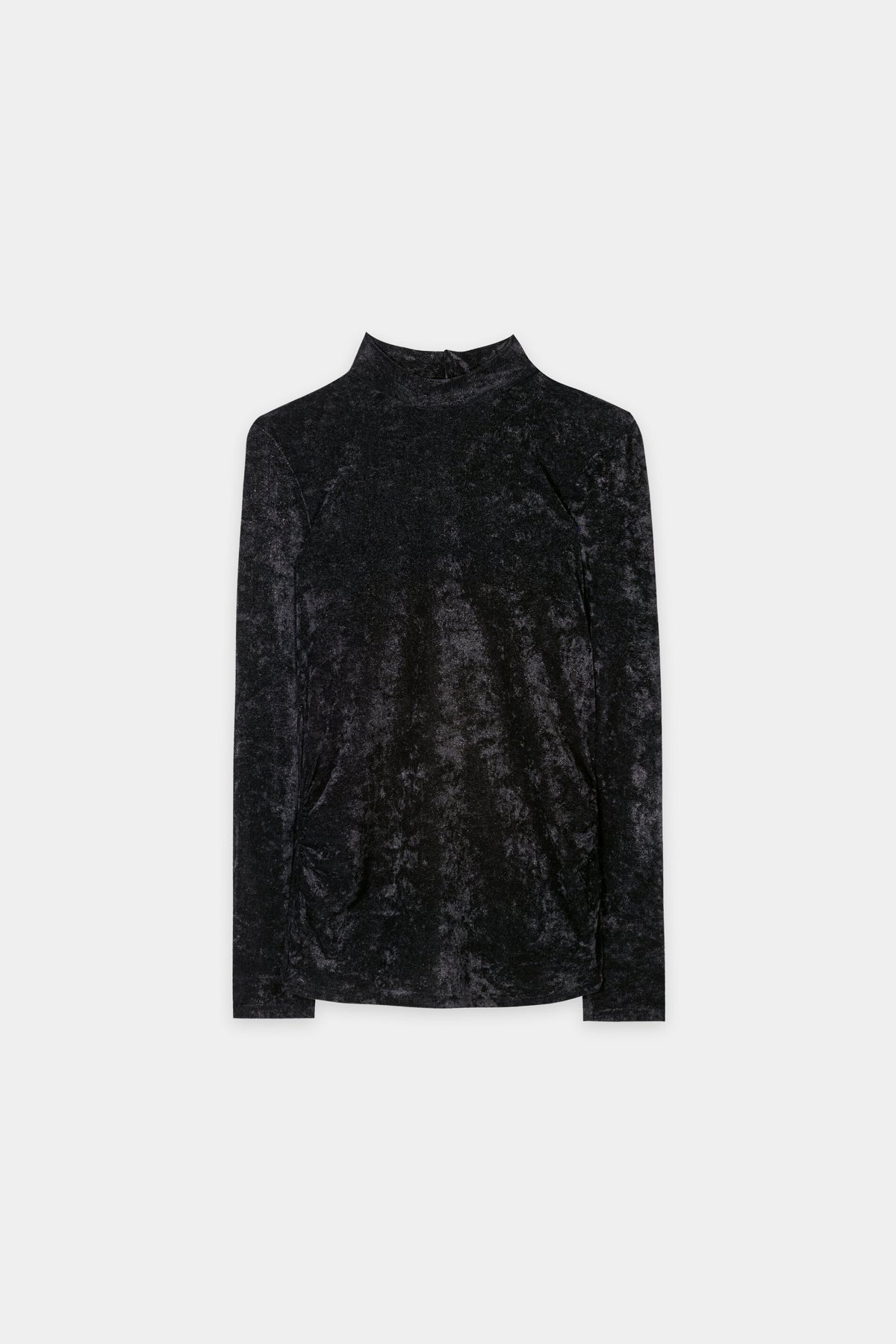 Longsleeve-Turtleneck - deep black - Standard | Artikel Front