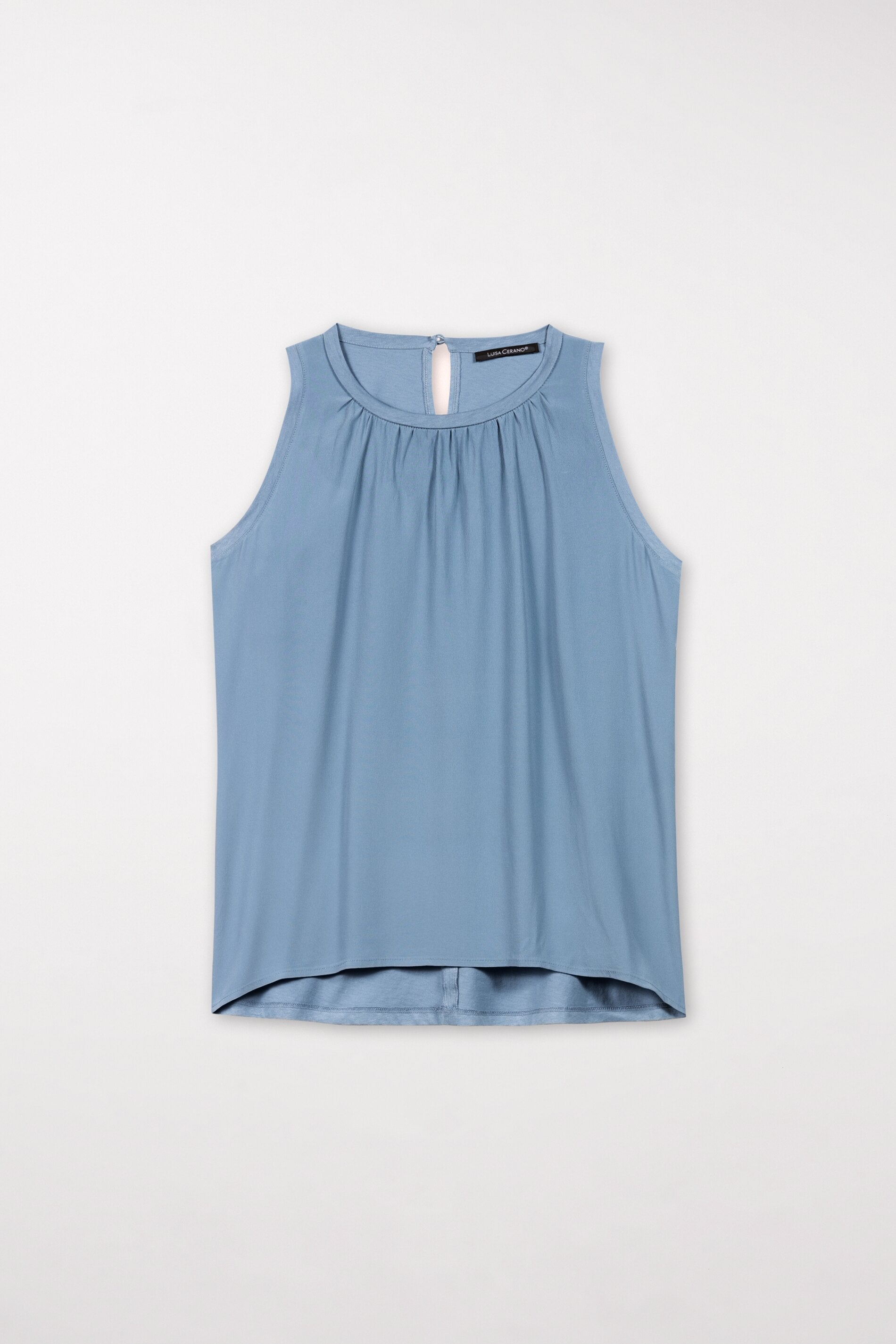 Top mit Glitzersteinen - smoky blue - Standard | Artikel Front