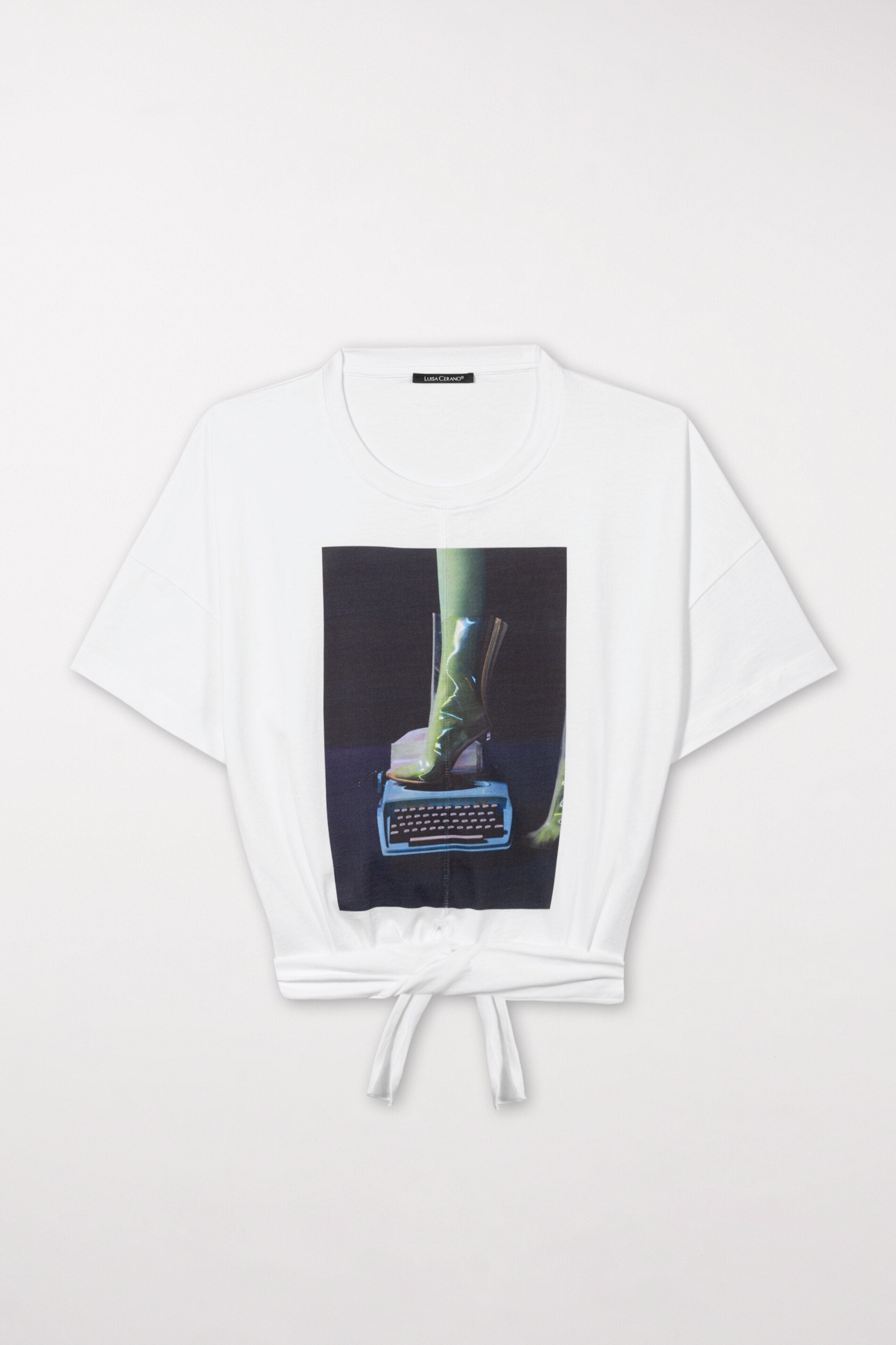 T-Shirt mit Print-Motiv - white - Standard | Artikel Front