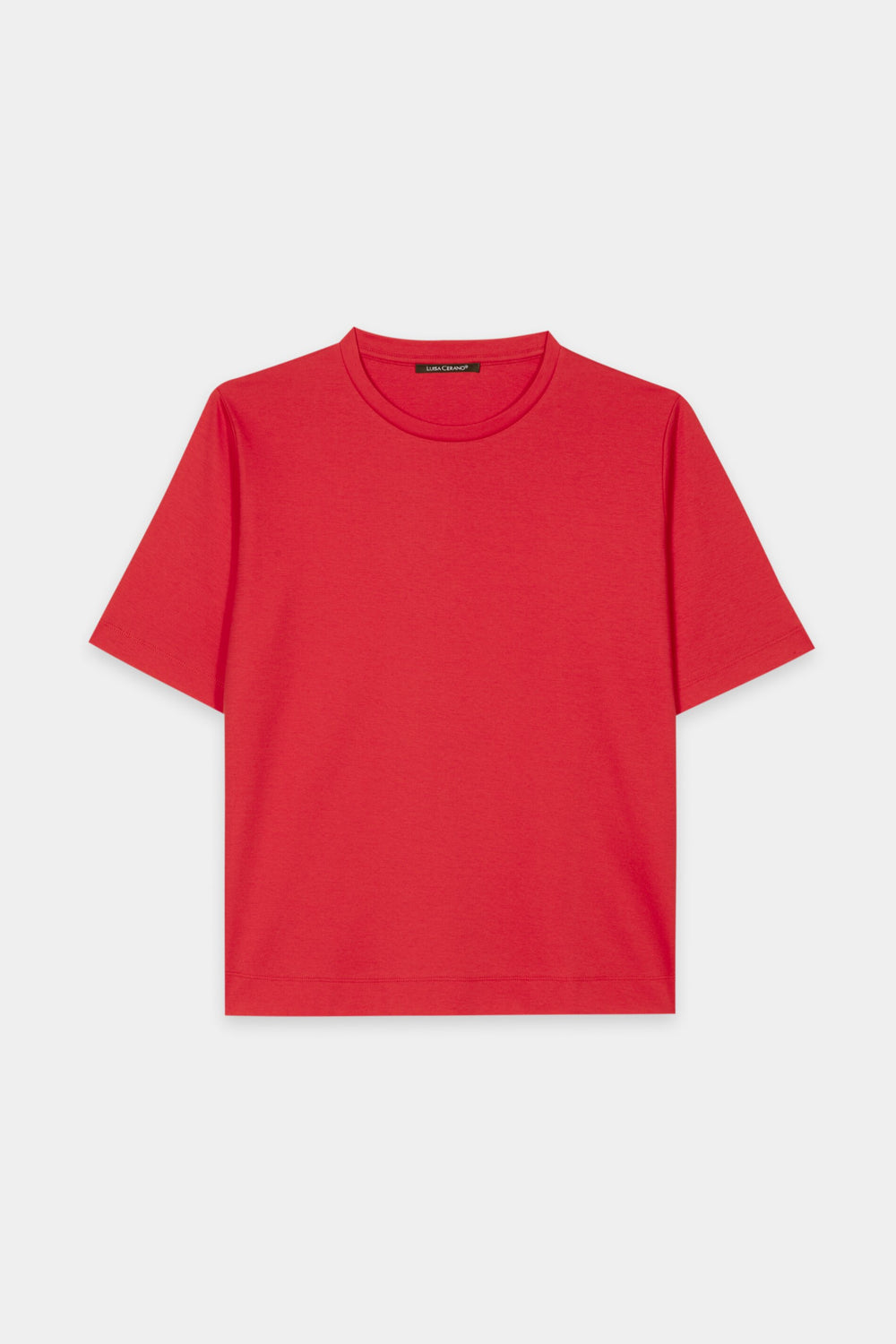 Basic-T-Shirt - cherry red - Standard