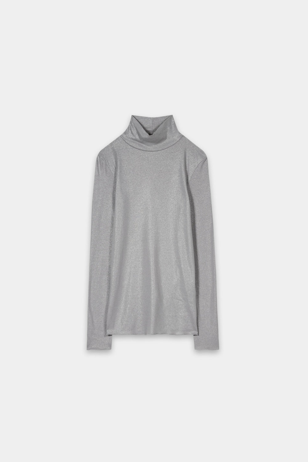 T-shirt à col roulé brillant - silver - standard