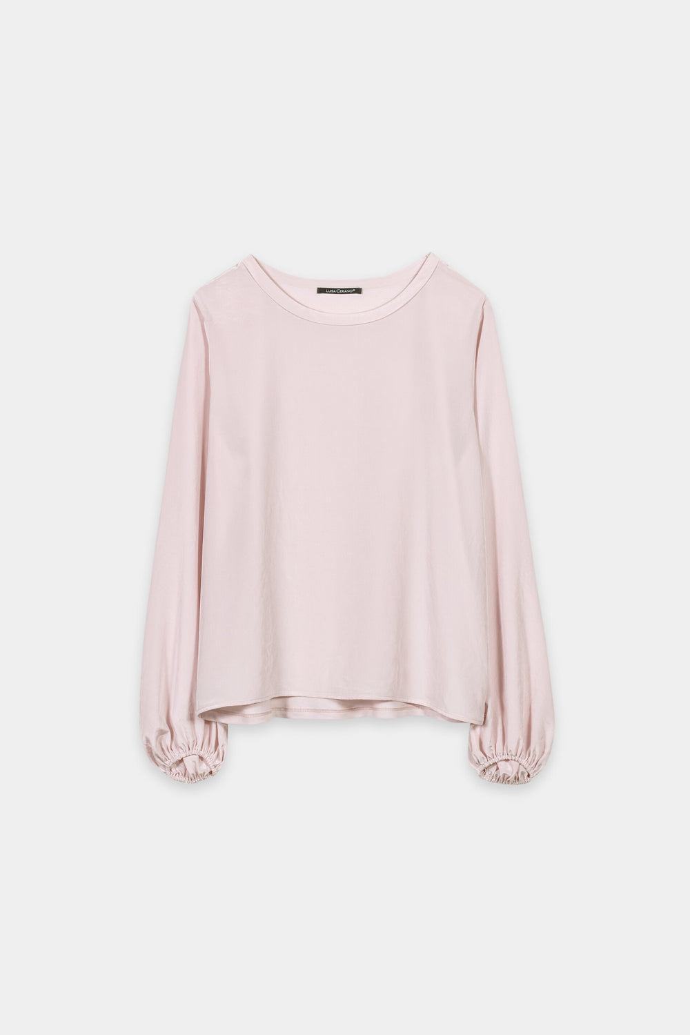Langarm-Shirt mit Patch - creamy blush - Standard