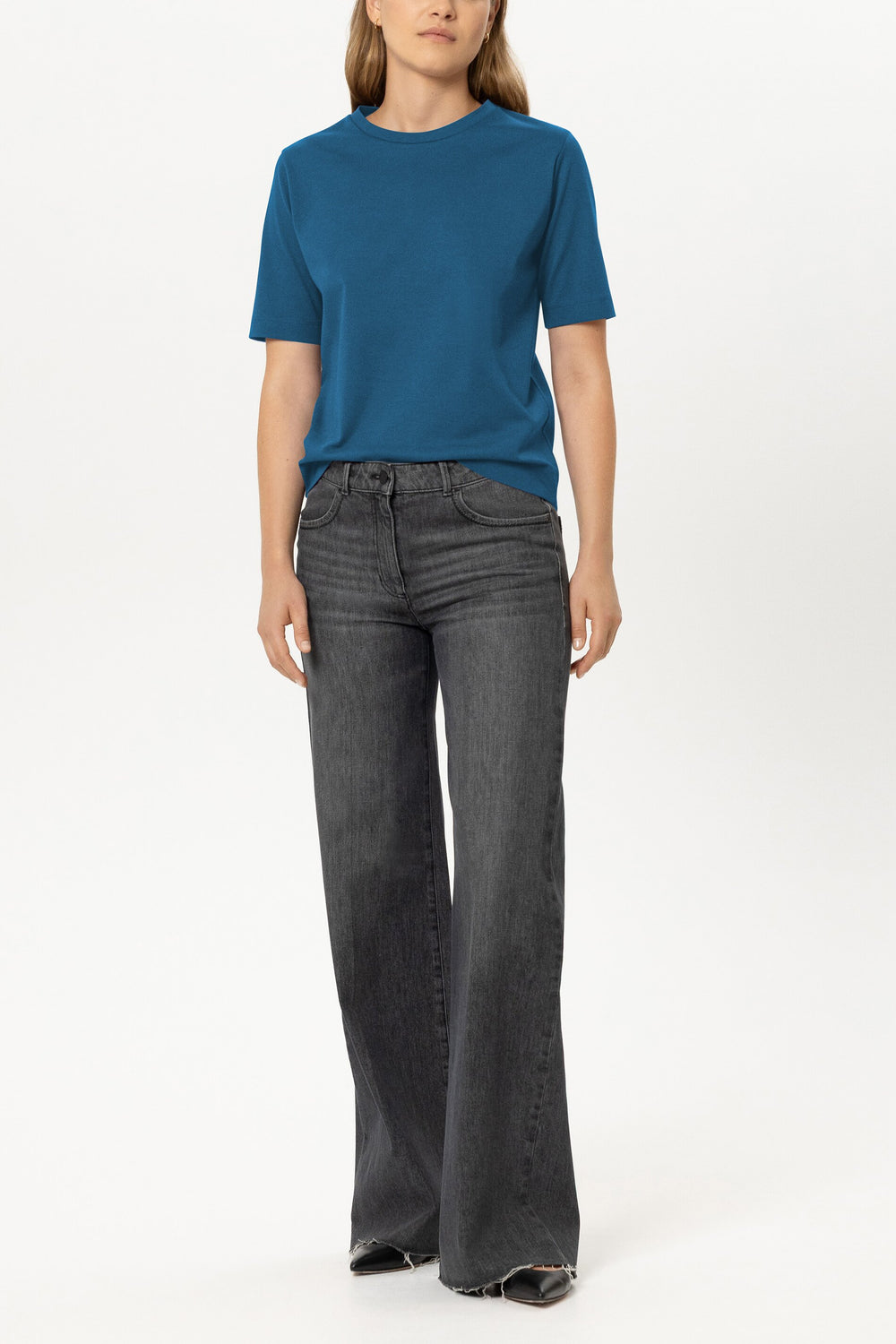 T-Shirt aus Organic-Cotton - sapphire - Standard