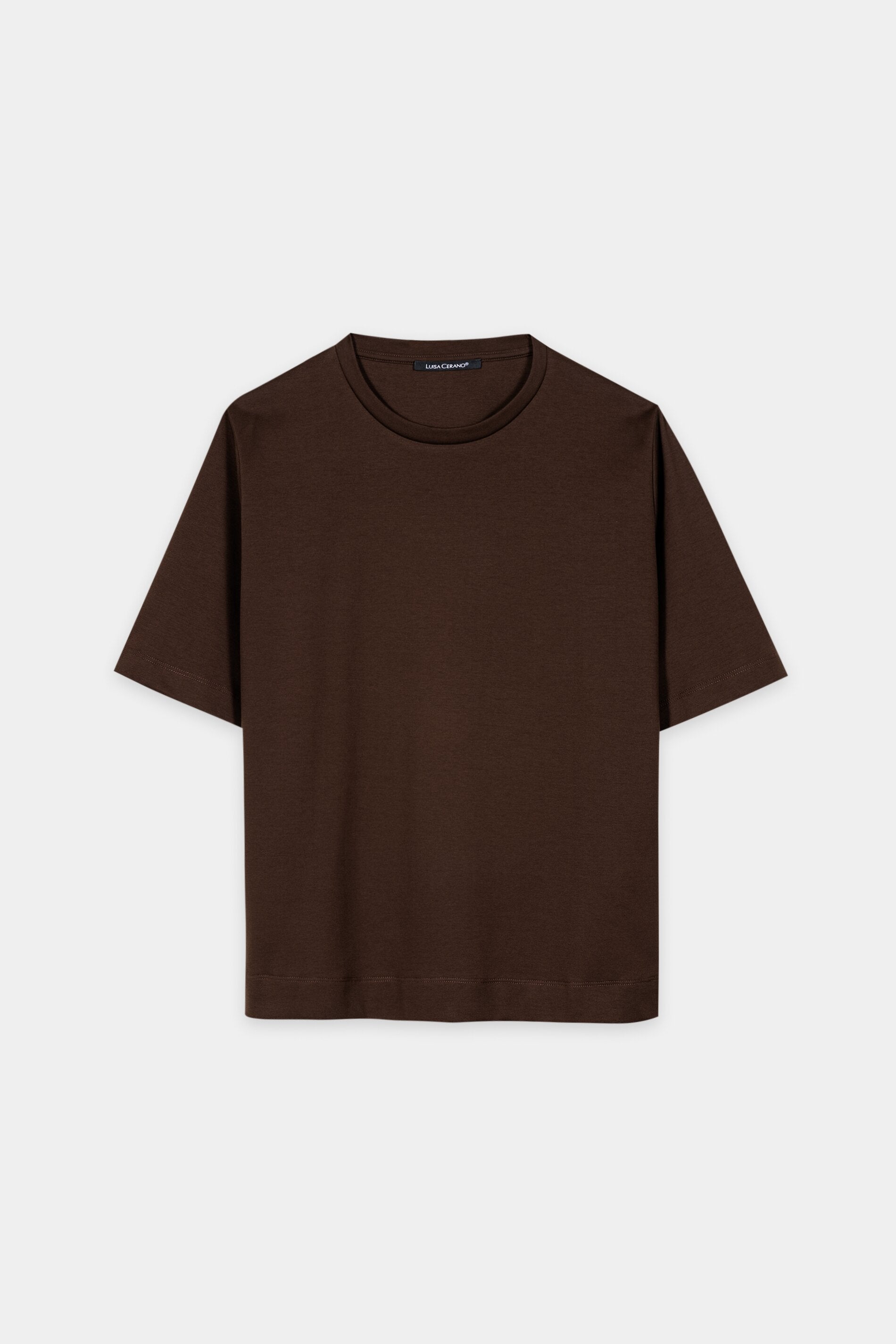 T-Shirt aus Organic-Cotton - marone - Standard | Artikel Front