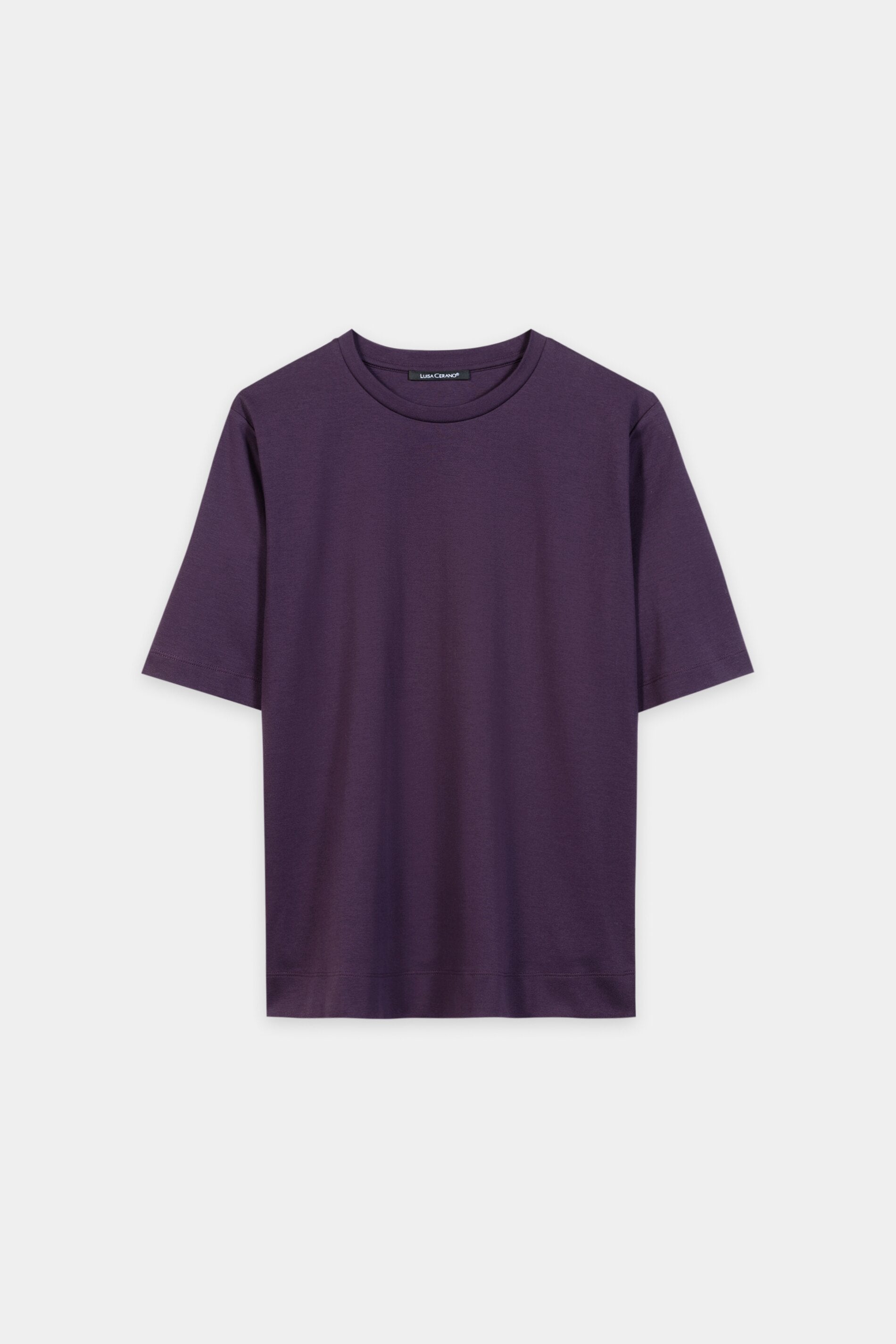 T-Shirt aus Organic-Cotton - plum - Standard | Artikel Front