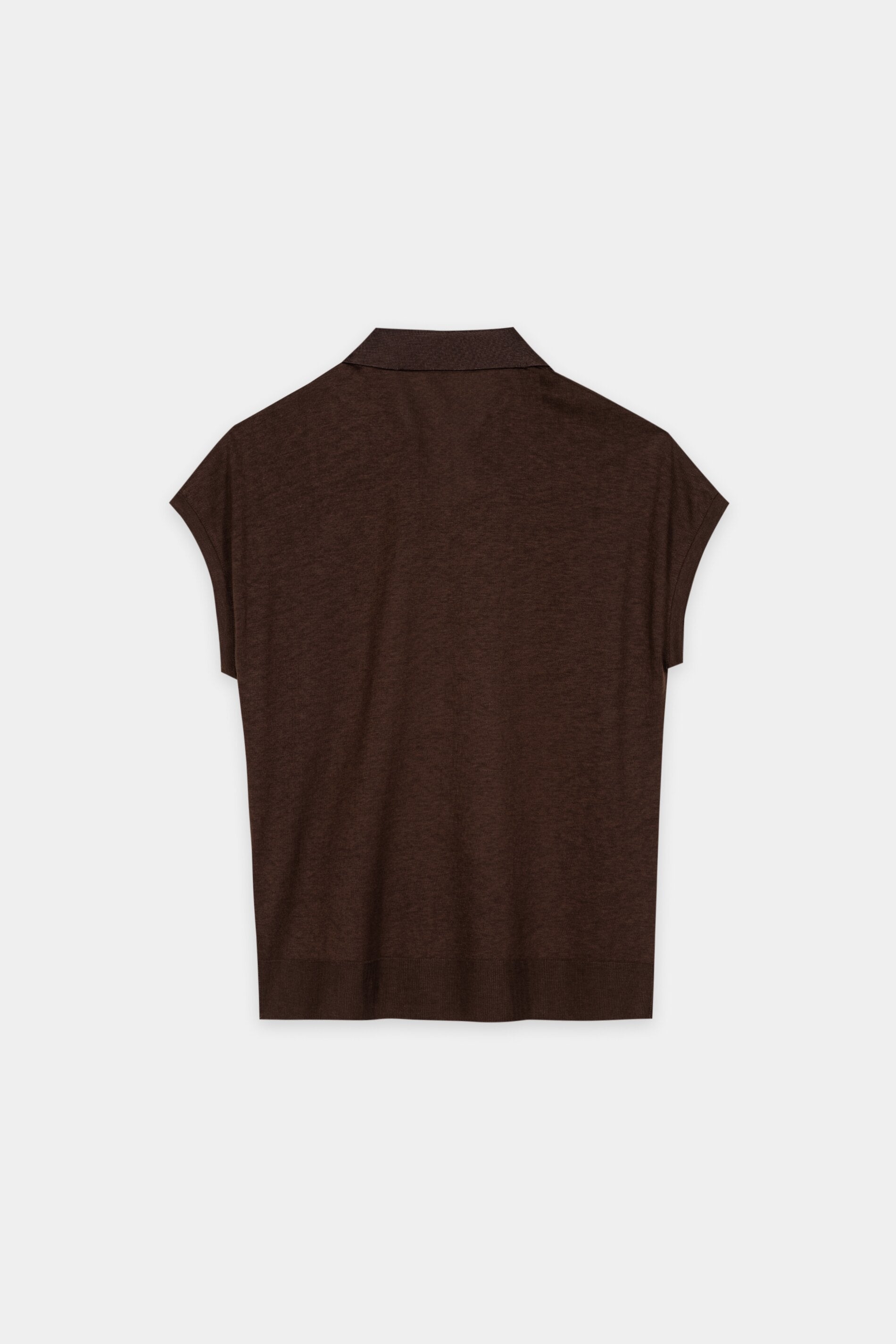 Poloshirt aus Baumwoll-Mix - marone - Standard