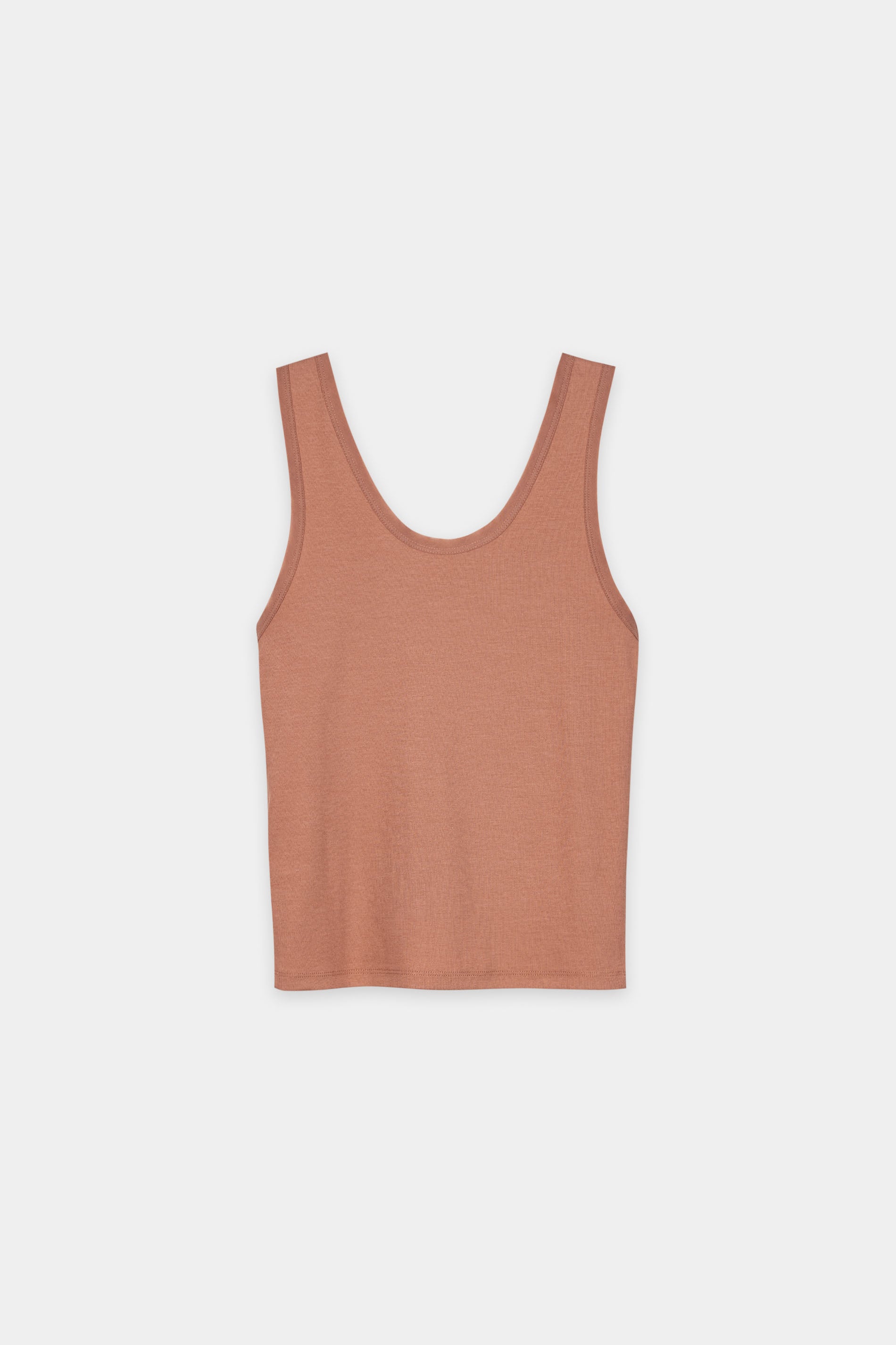 Ripp-Tanktop - brick - Standard | Artikel Rück