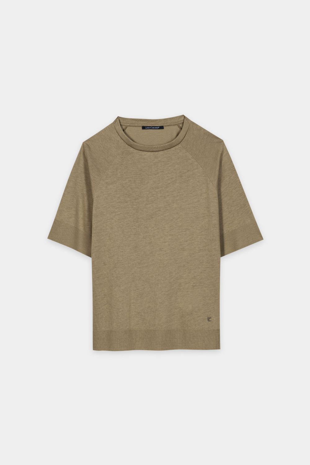 Shirt aus Baumwoll-Mix - salbei - Standard