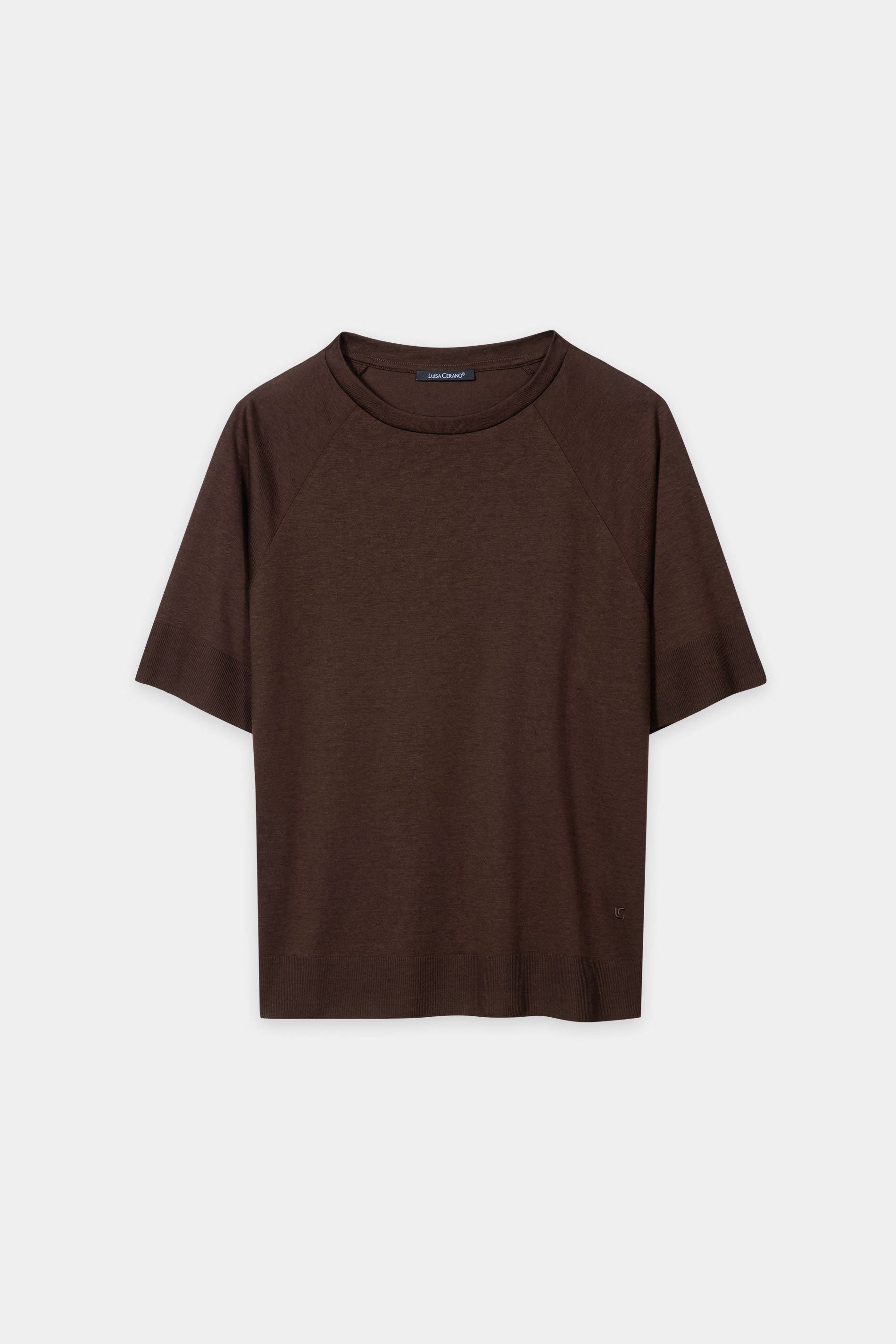 Shirt aus Baumwoll-Mix - marone - Standard | Artikel Front