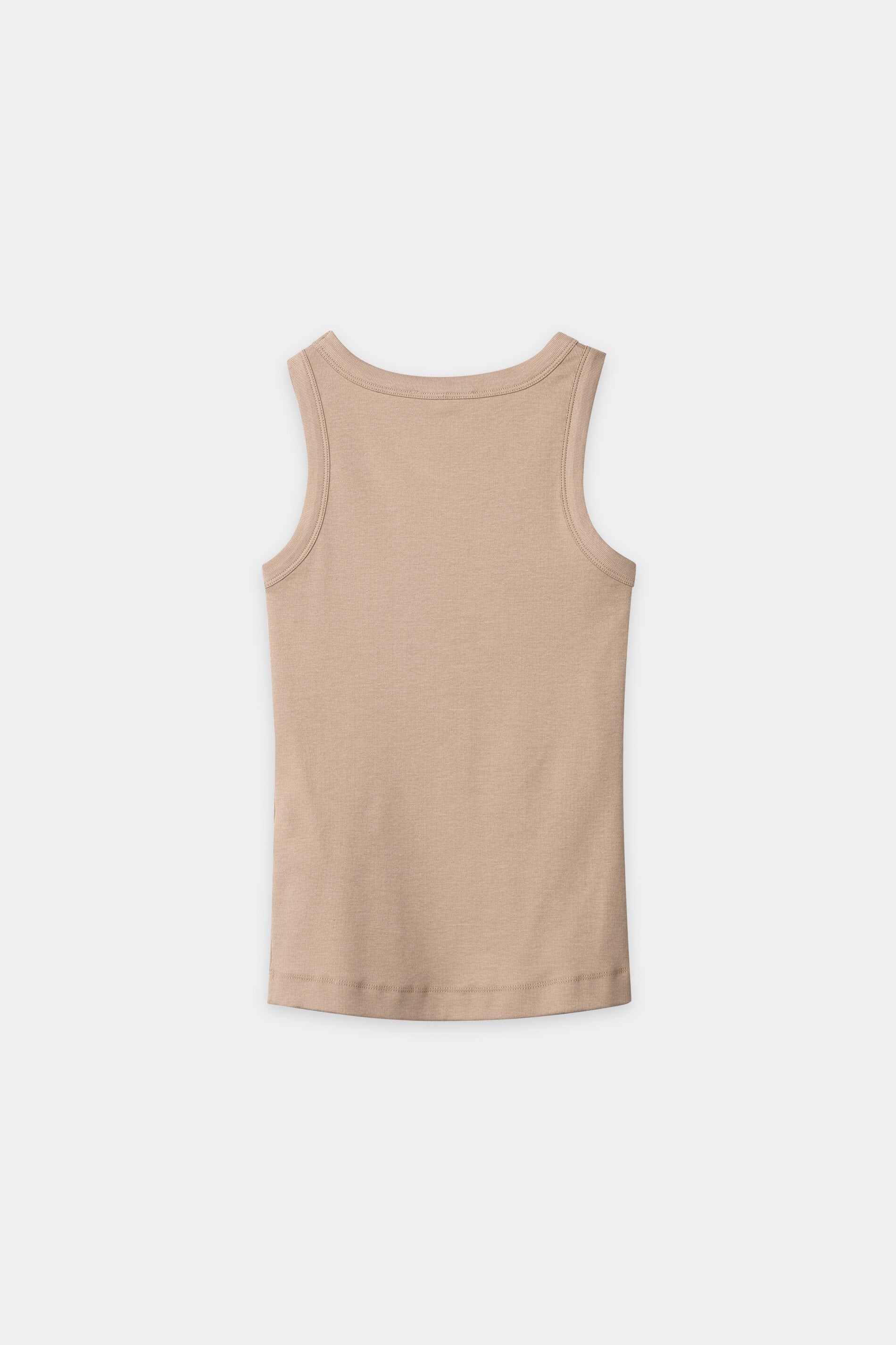 Ripp-Tanktop - cappuccino - Standard | Artikel Rück