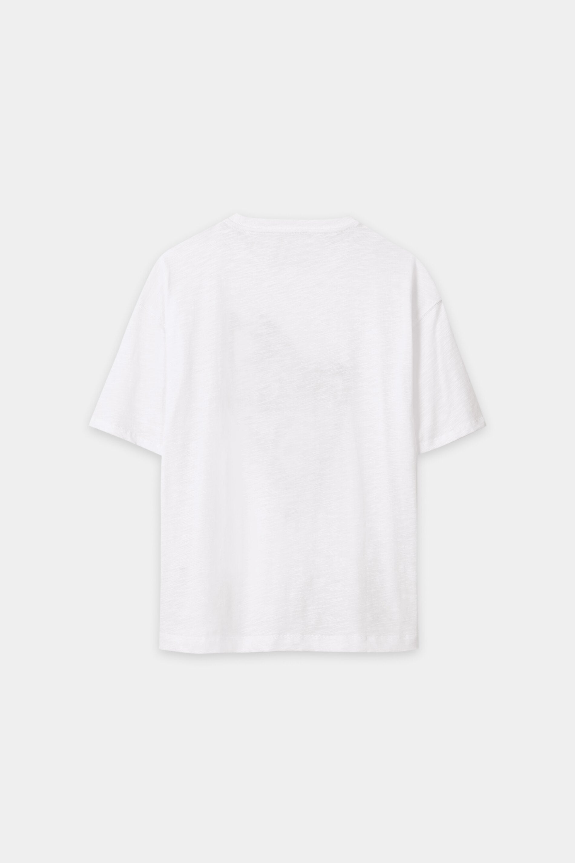 T-Shirt mit Frontprint - white - Standard | Artikel Rück