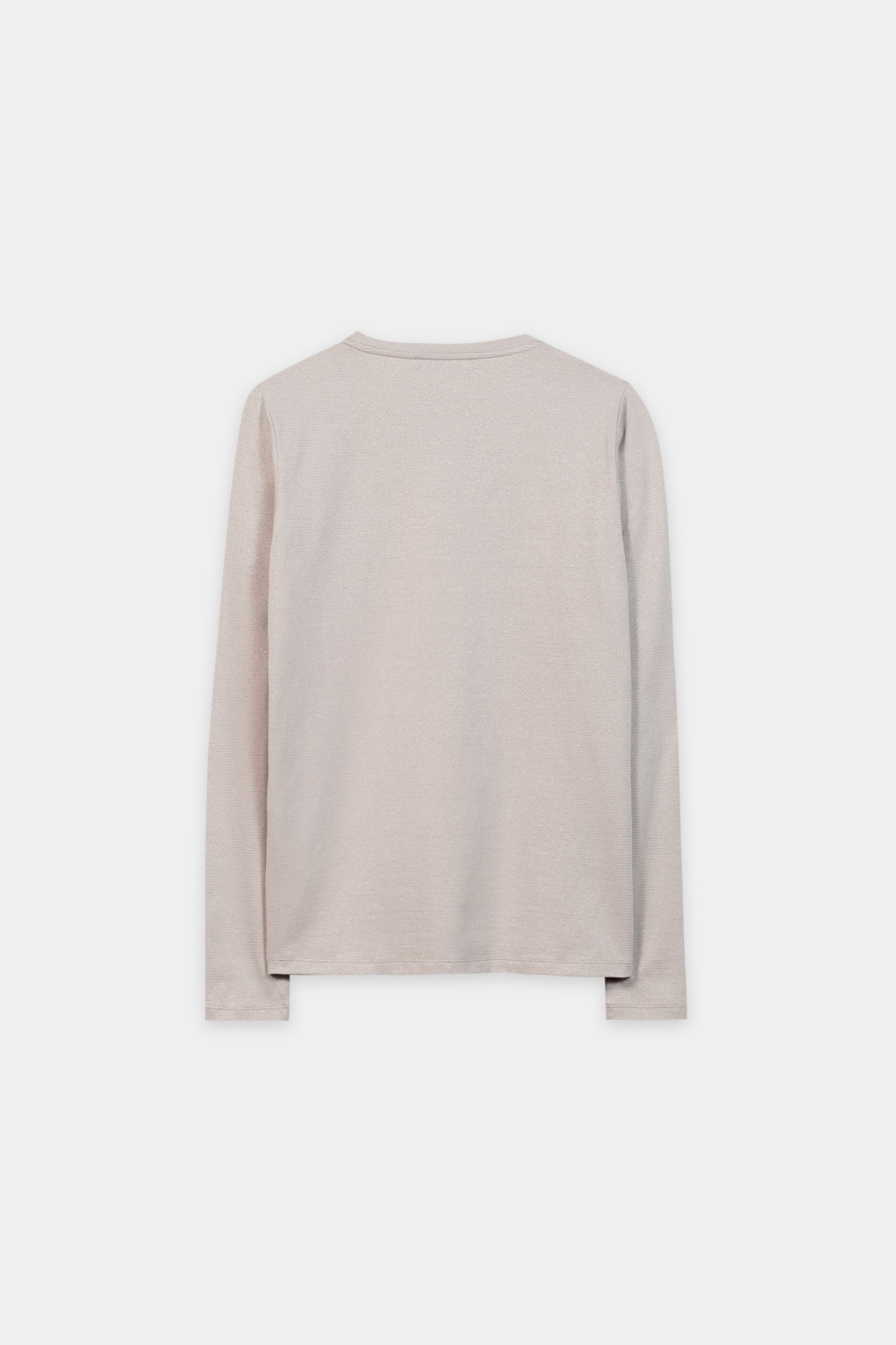 Lurex-Ringel-Shirt - pearl - Standard | Artikel Rück