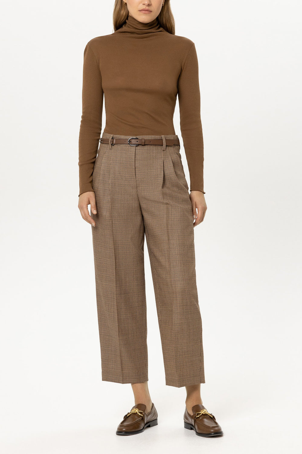 Rollkragen-Shirt - caramel - Standard
