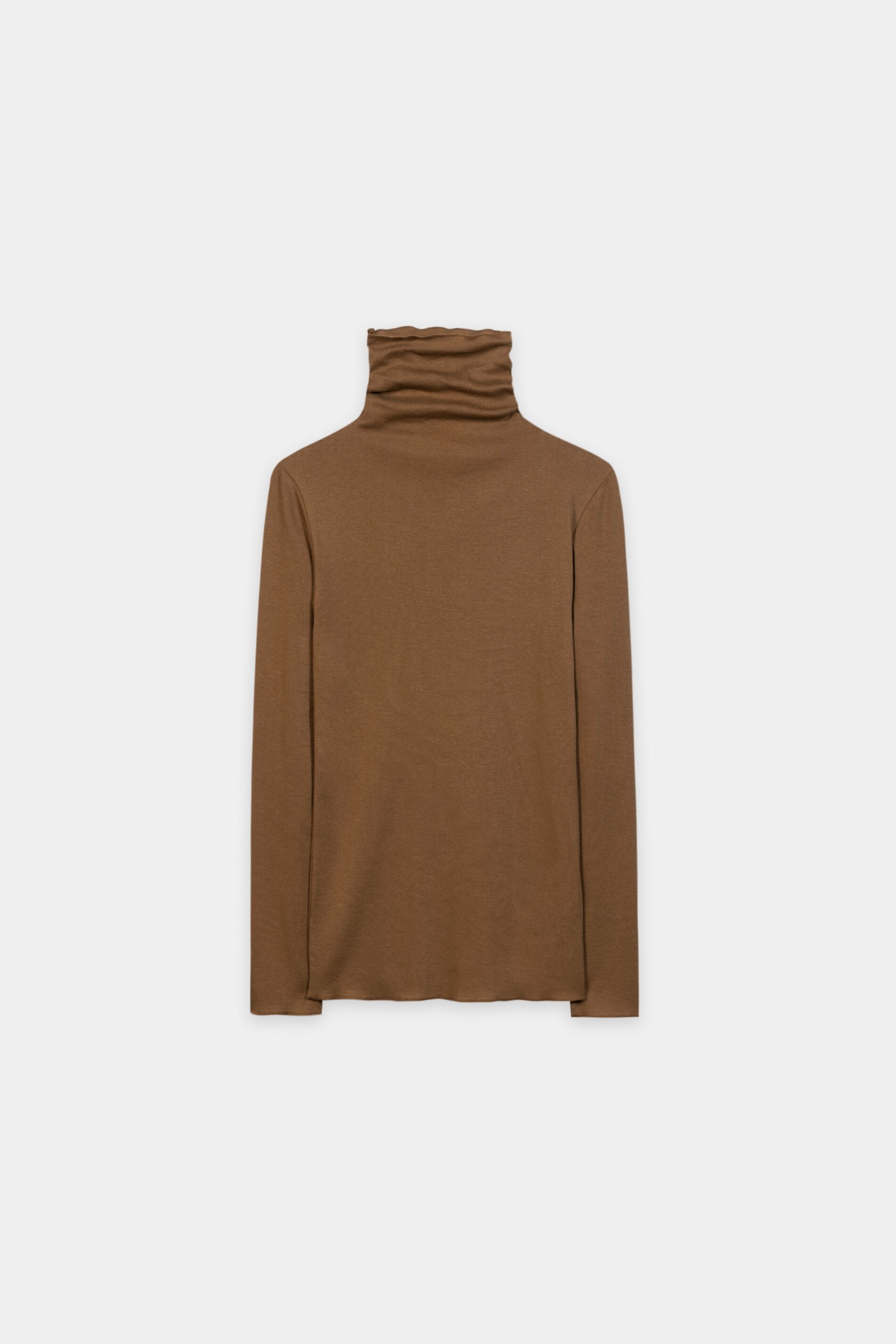 Rollkragen-Shirt - caramel - Standard | Artikel Front
