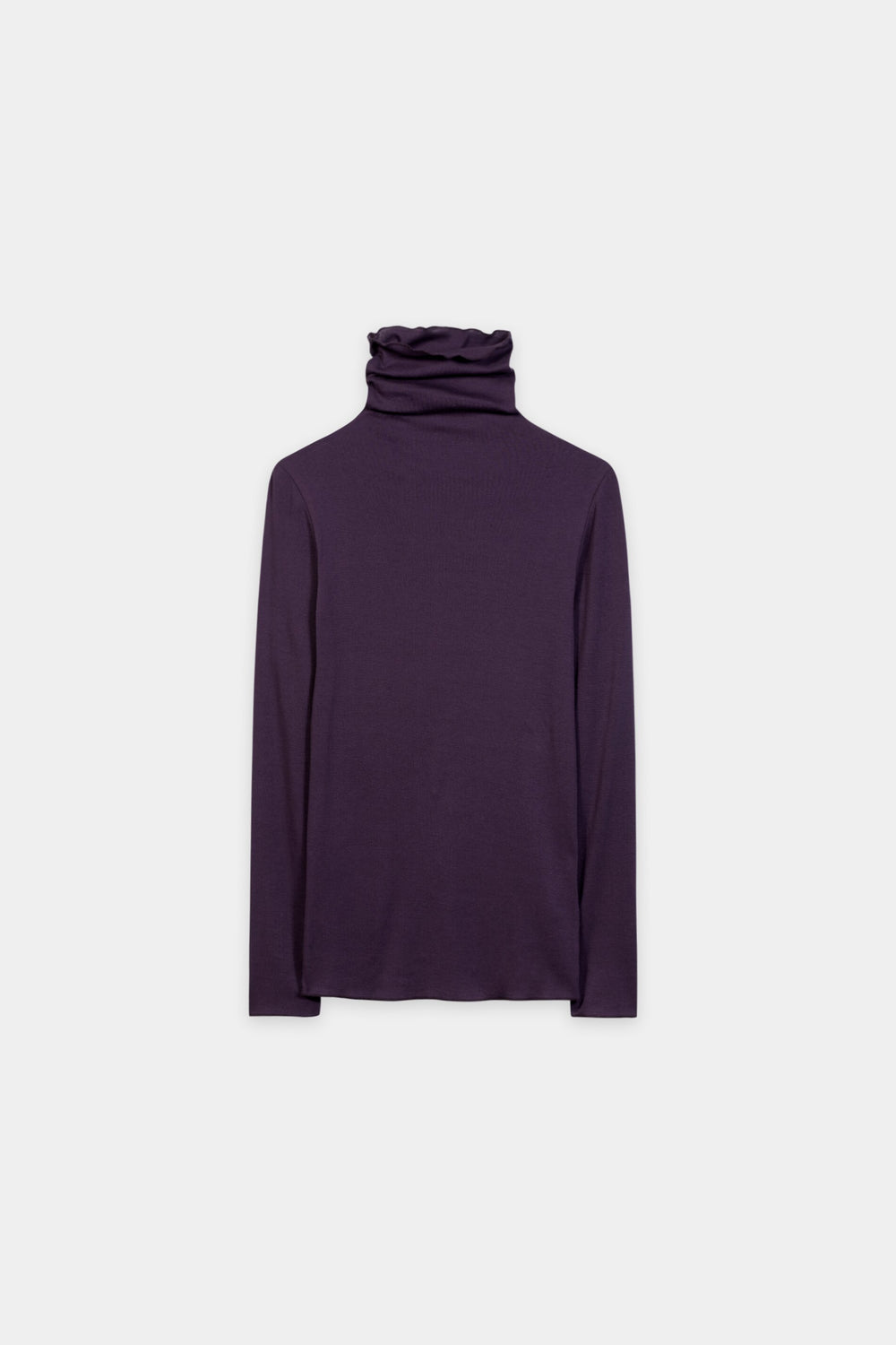 Rollkragen-Shirt - plum - Standard