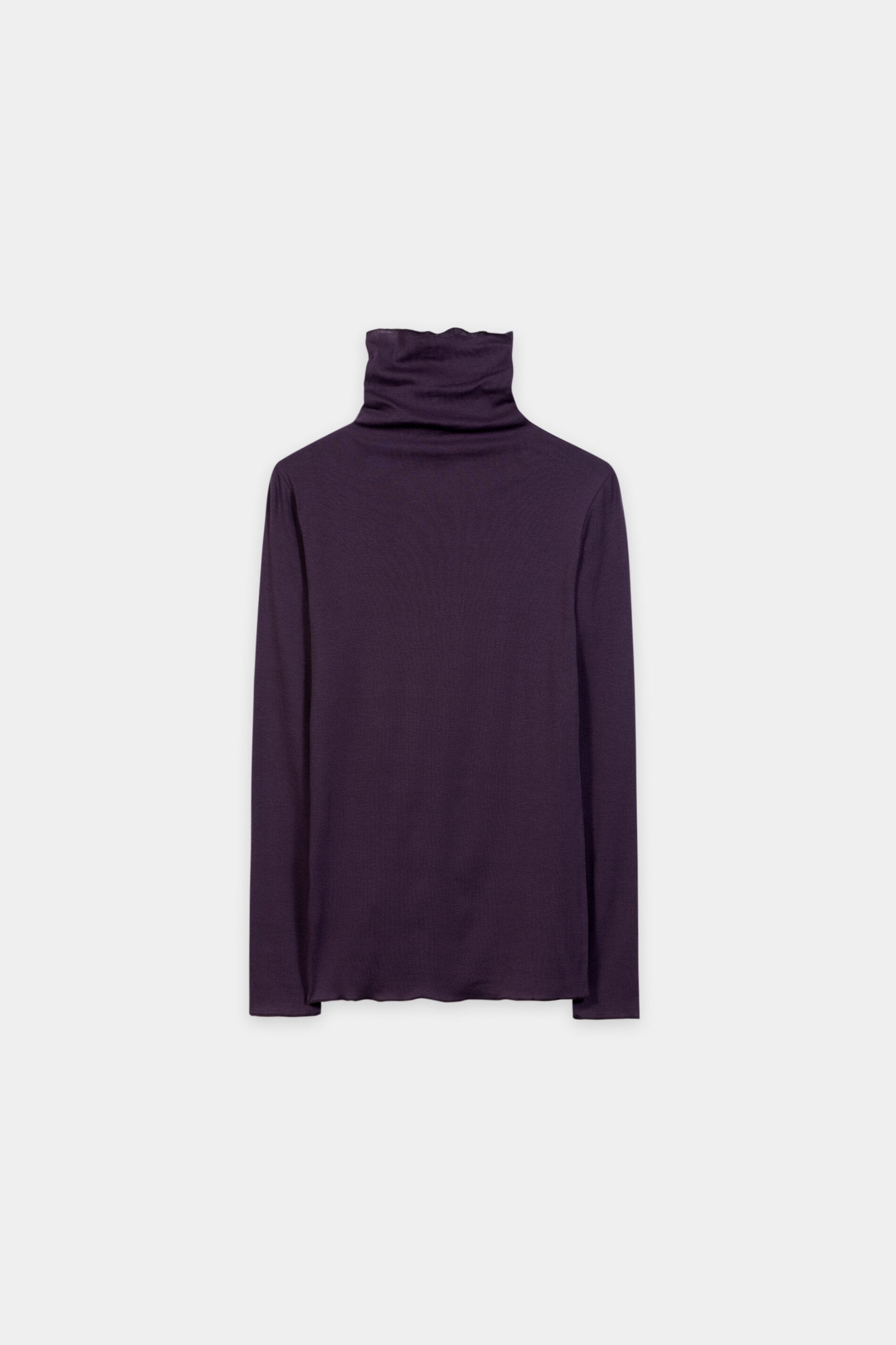 Rollkragen-Shirt - plum - Standard | Artikel Rück
