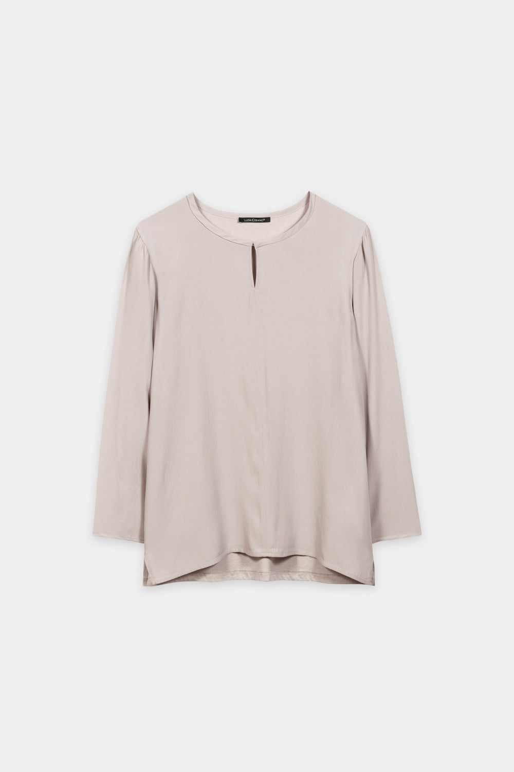 Chemise en mélange de soie - perle - Standard