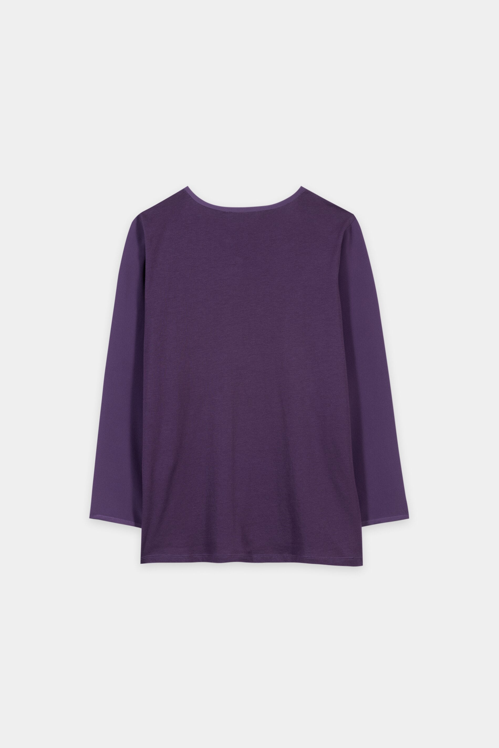 Shirt aus Seiden-Mix - plum - Standard | Artikel Rück